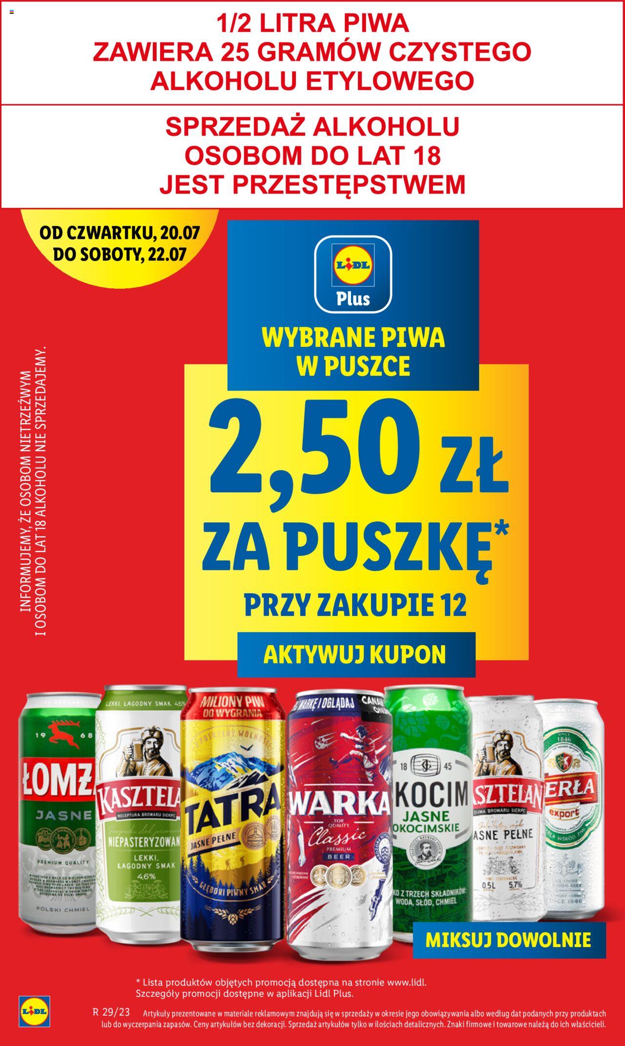 LIDL gazetka ważna od 20.07.2023 do 22.07.2023 strona 14