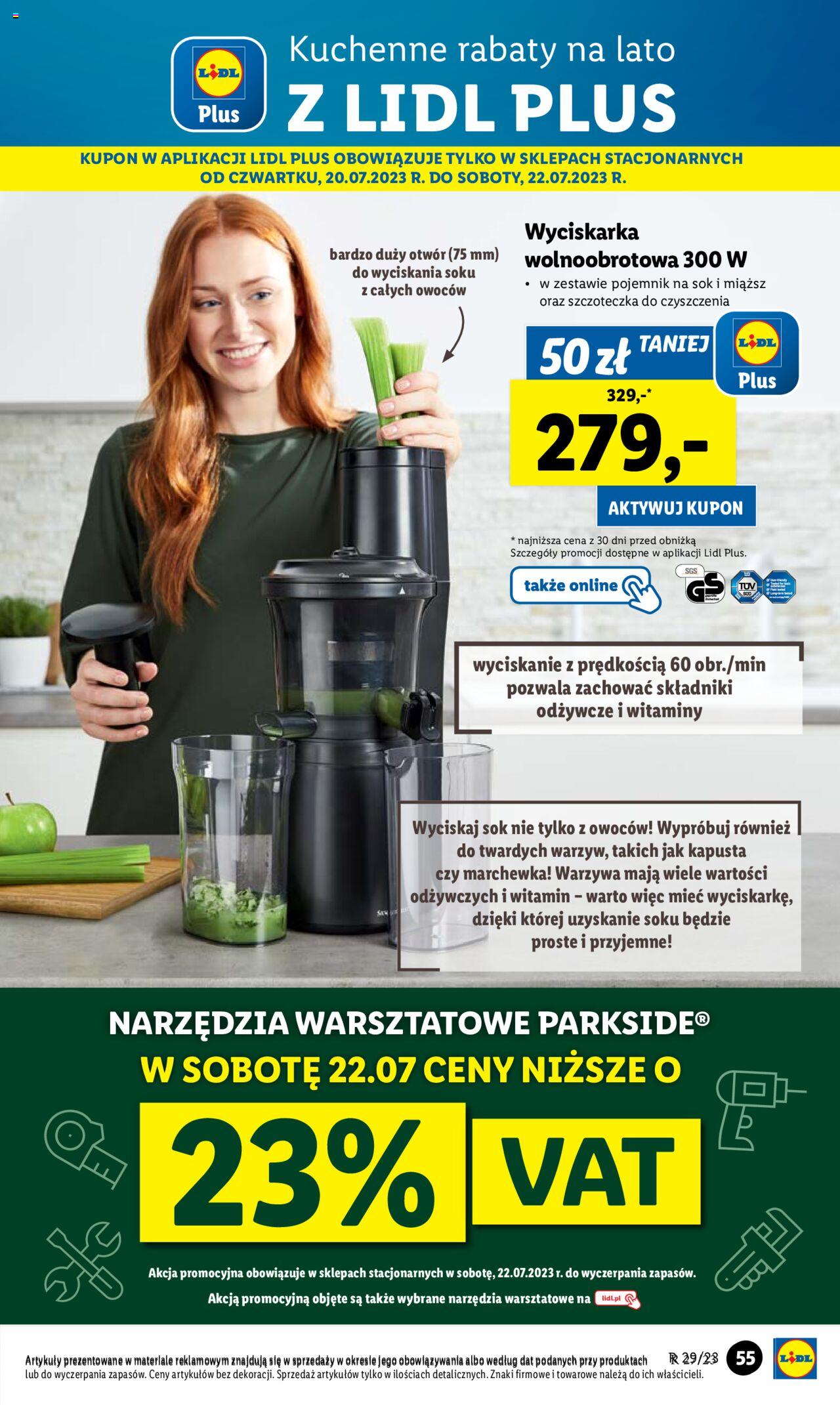 LIDL gazetka ważna od 20.07.2023 do 22.07.2023 strona 97
