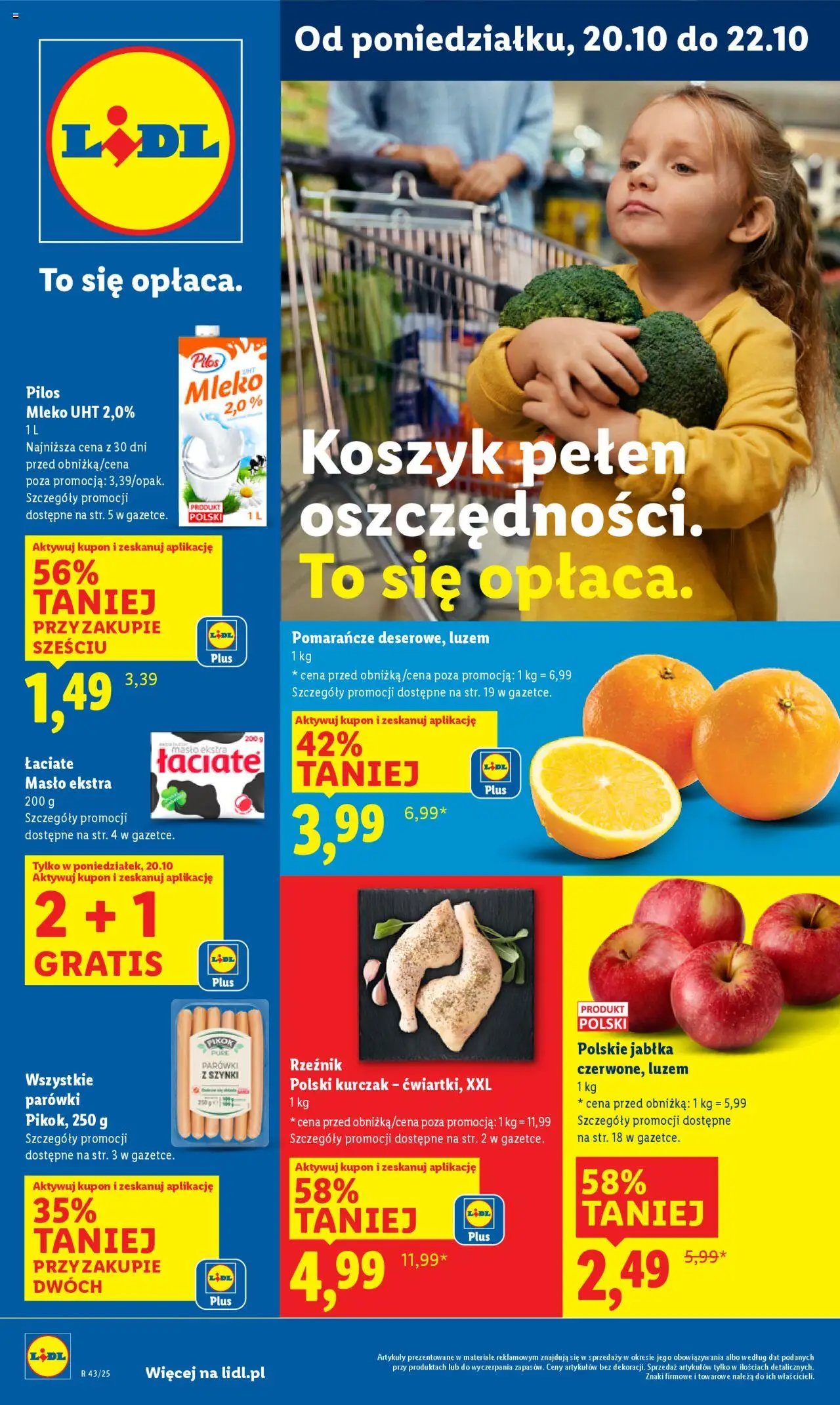 LIDL gazetka ważna od 20.10.2025 do 22.10.2025 strona 1