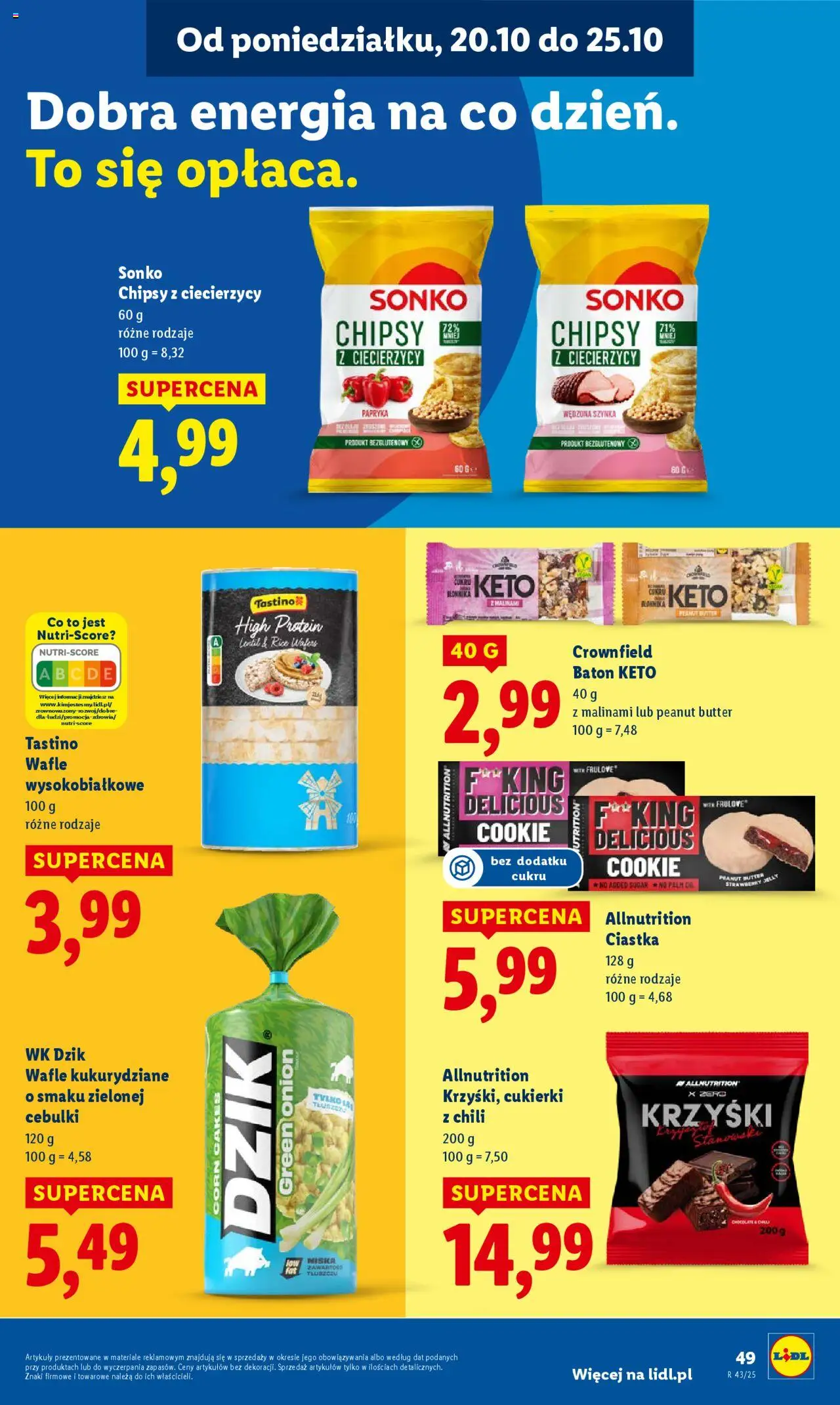 LIDL gazetka ważna od 20.10.2025 do 22.10.2025 strona 49