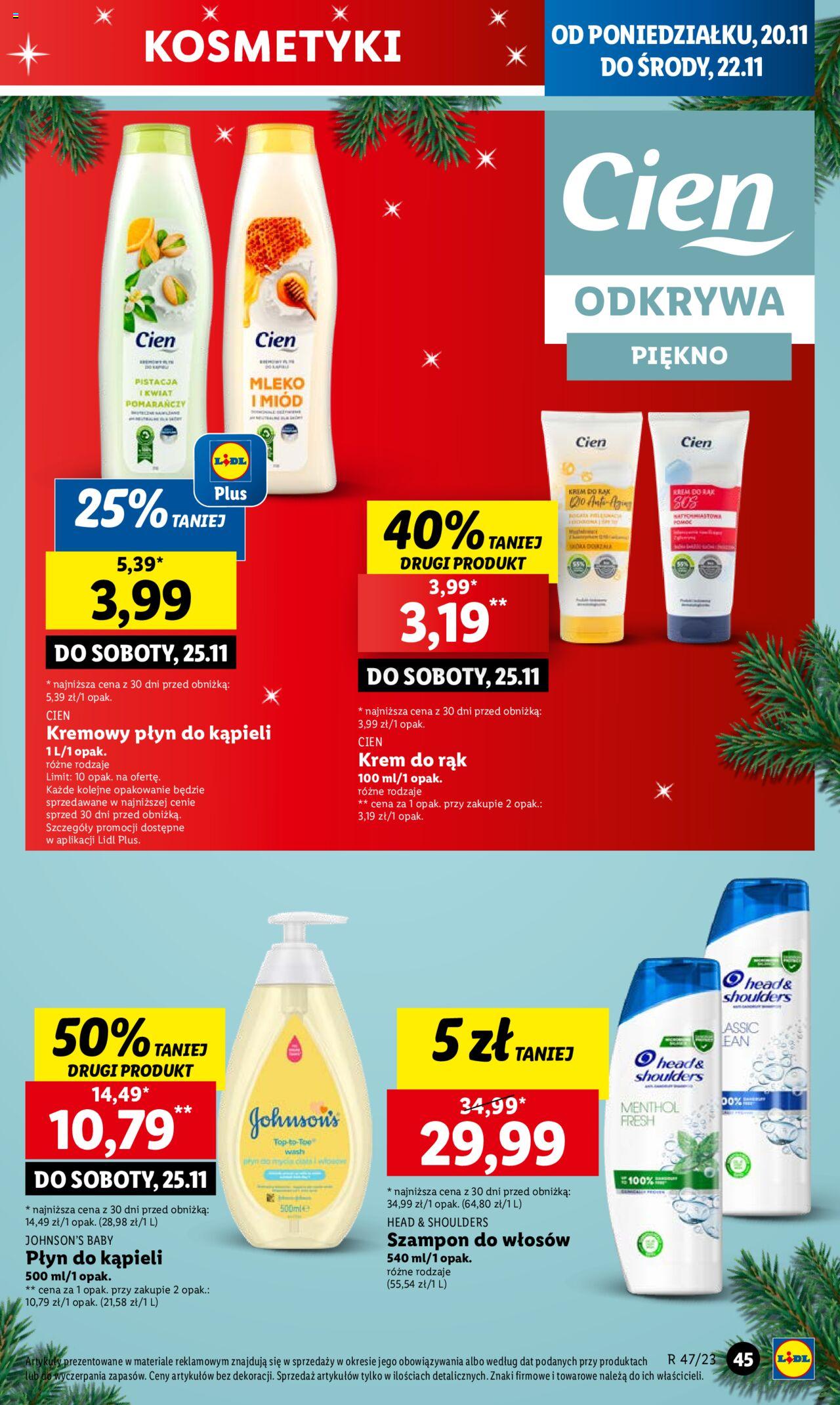 LIDL gazetka ważna od 20.11.2023 do 22.11.2023 strona 54