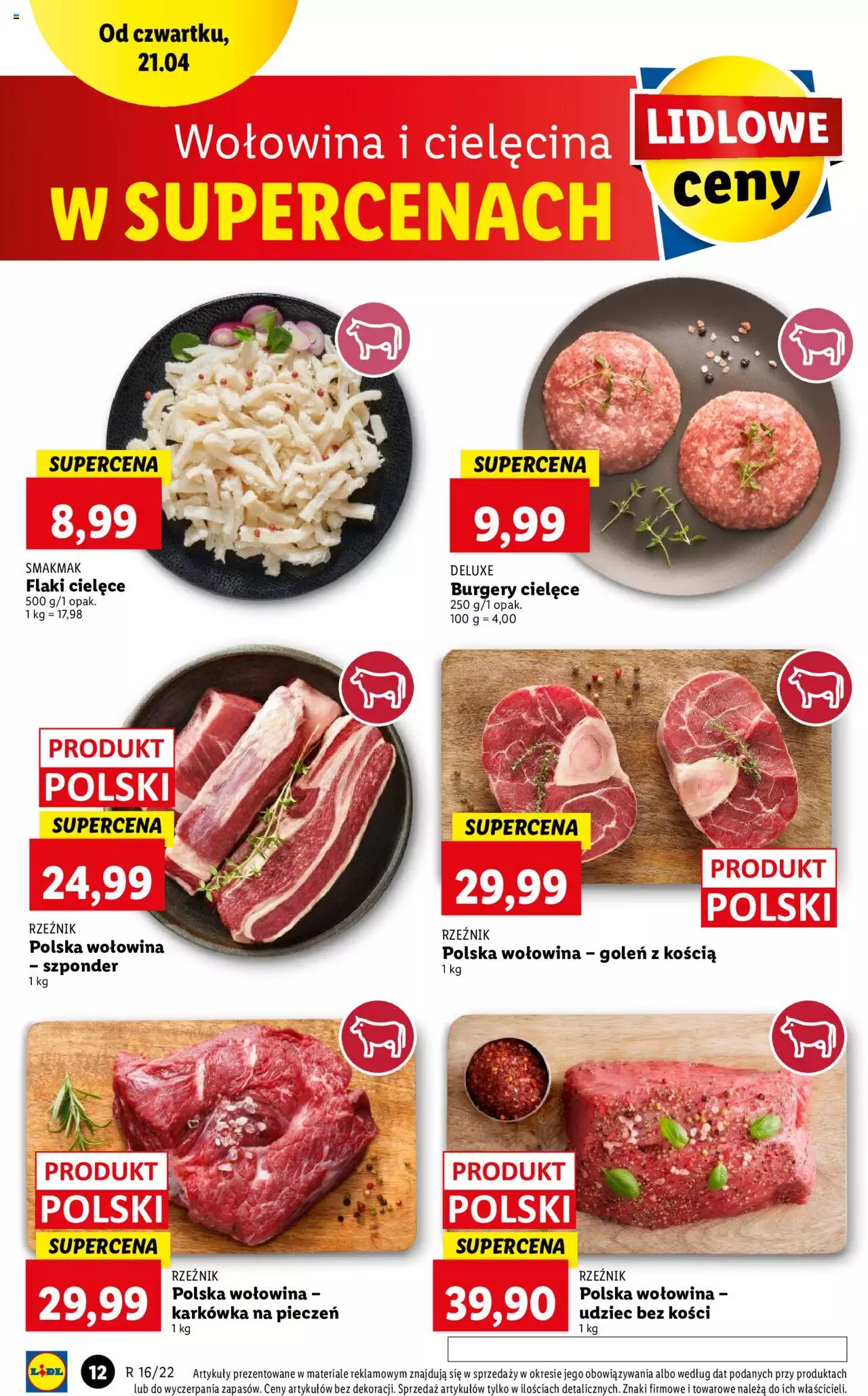 Lidl gazetka ważna od  21.04.2022 do 24.04.2022 strona 12