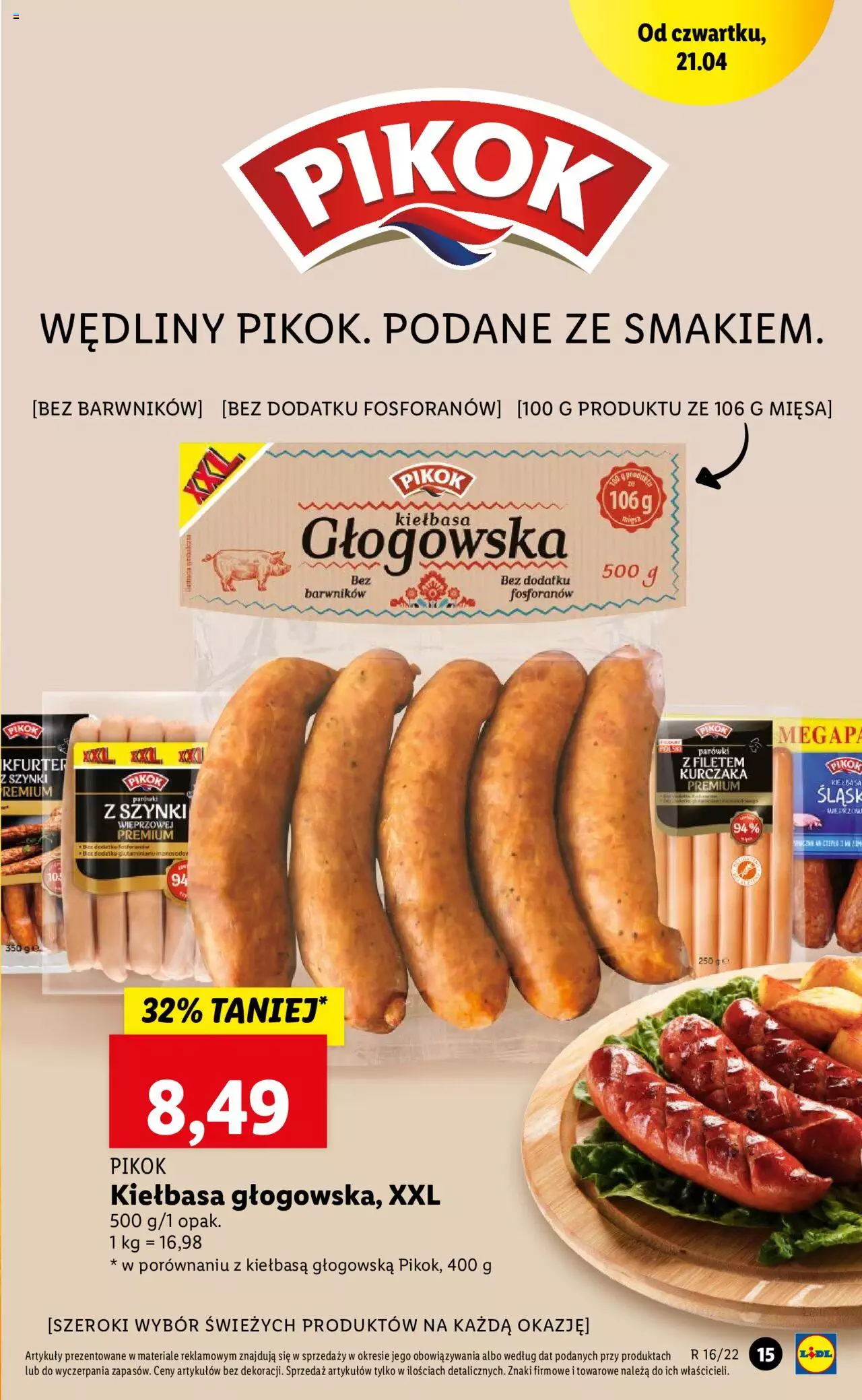 Lidl gazetka ważna od  21.04.2022 do 24.04.2022 strona 15