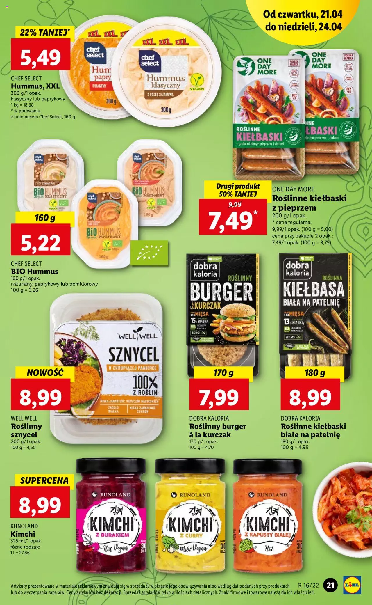 Lidl gazetka ważna od  21.04.2022 do 24.04.2022 strona 21