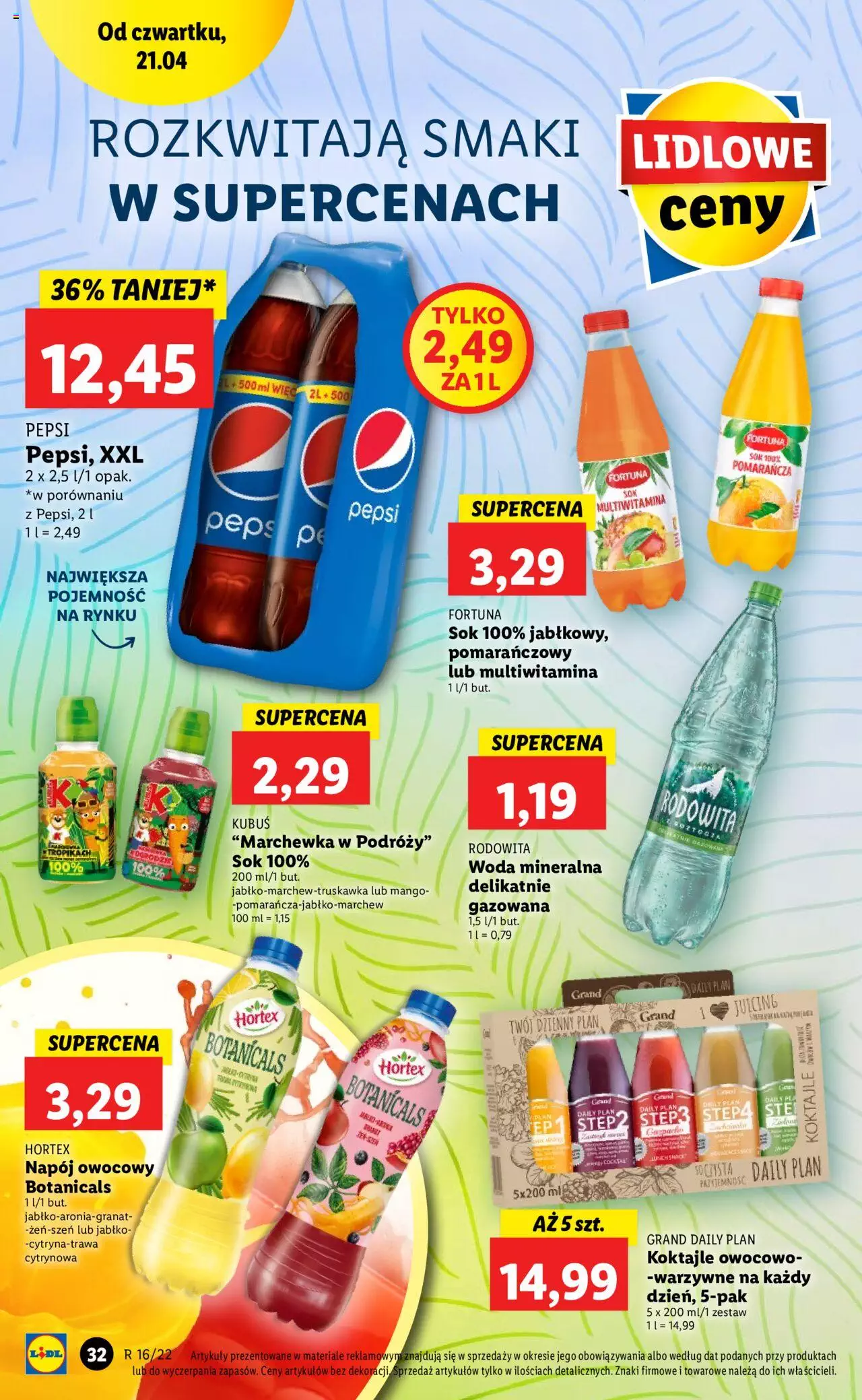 Lidl gazetka ważna od  21.04.2022 do 24.04.2022 strona 32