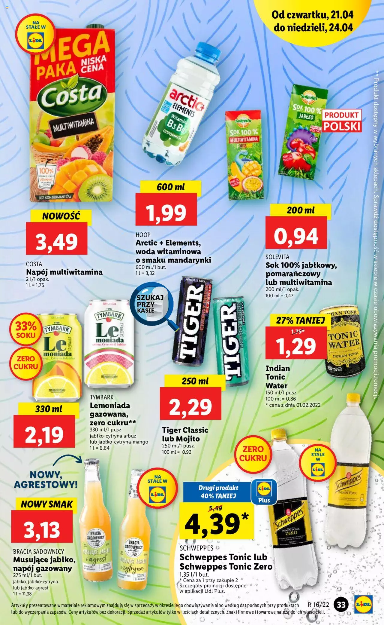 Lidl gazetka ważna od  21.04.2022 do 24.04.2022 strona 33