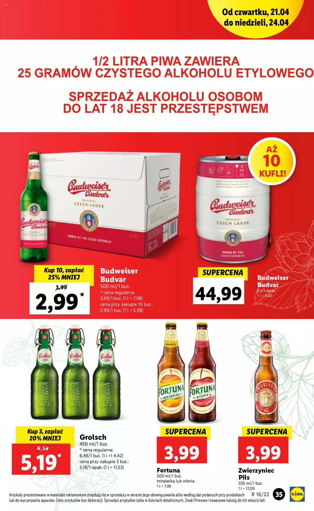 Lidl gazetka ważna od  21.04.2022 do 24.04.2022 strona 35