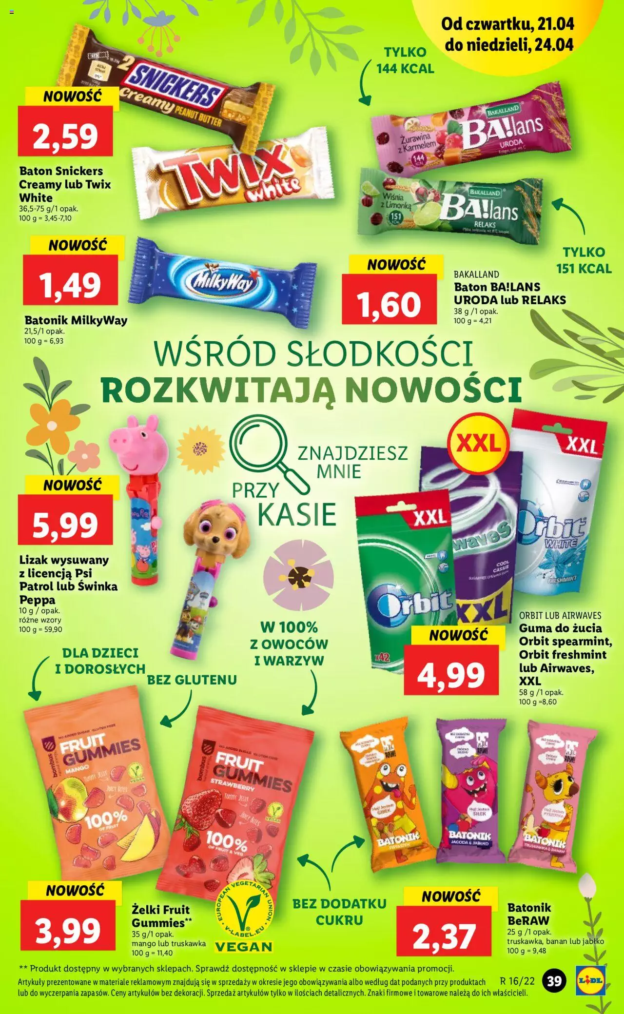 Lidl gazetka ważna od  21.04.2022 do 24.04.2022 strona 39