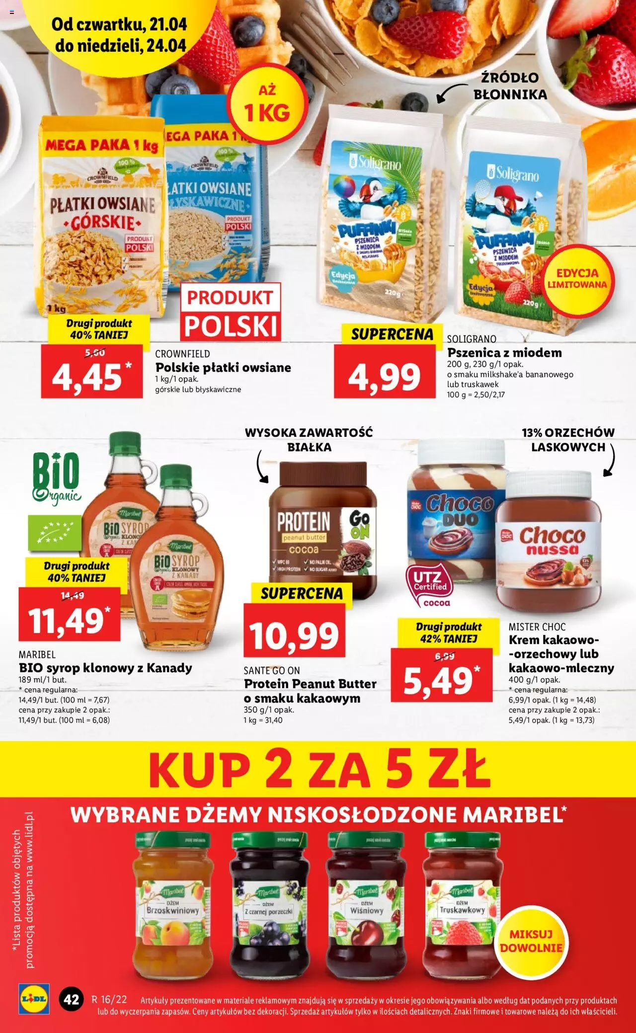 Lidl gazetka ważna od  21.04.2022 do 24.04.2022 strona 42