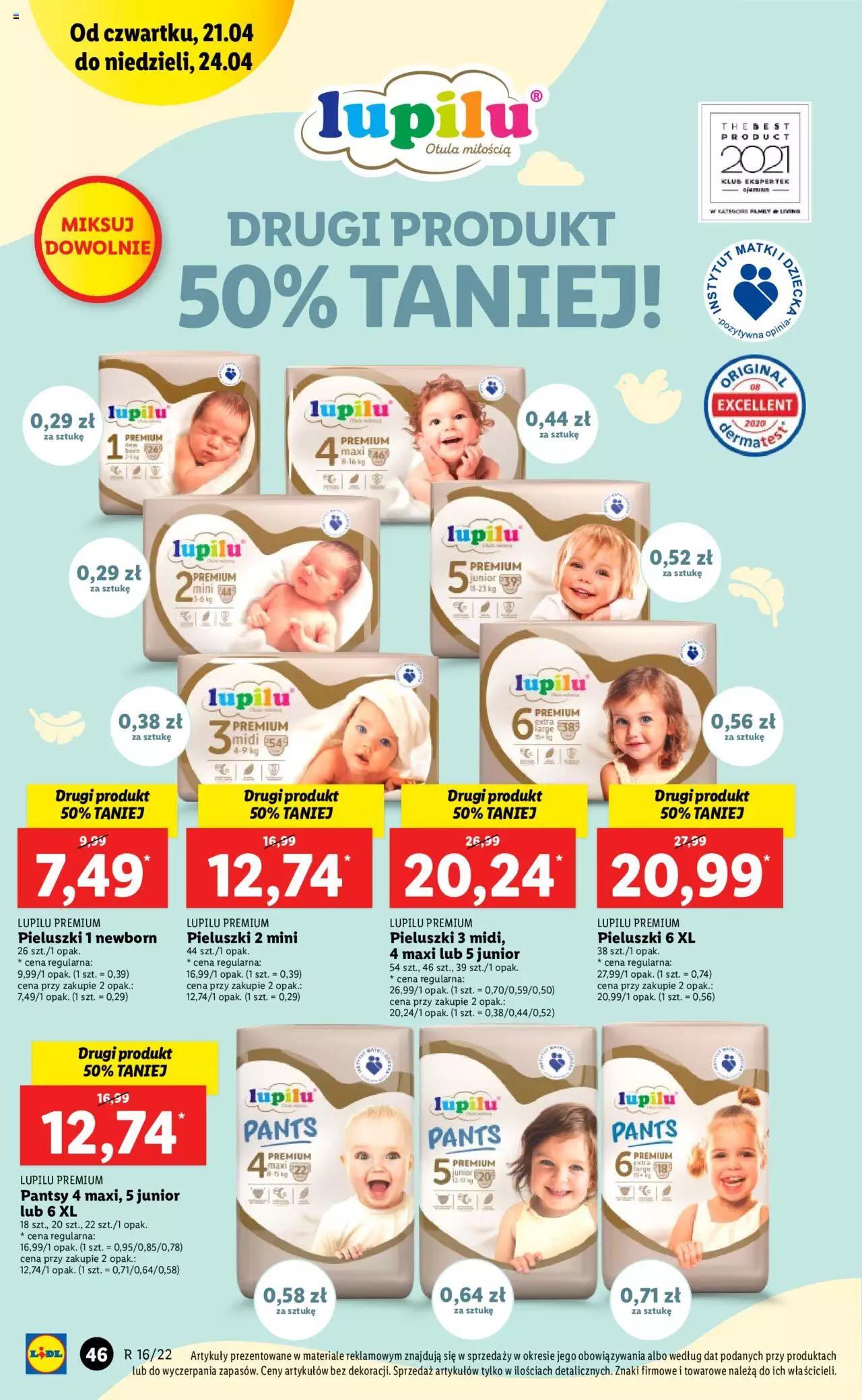 Lidl gazetka ważna od  21.04.2022 do 24.04.2022 strona 46