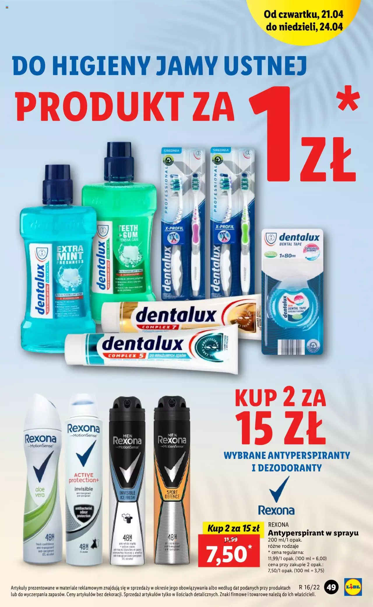 Lidl gazetka ważna od  21.04.2022 do 24.04.2022 strona 49