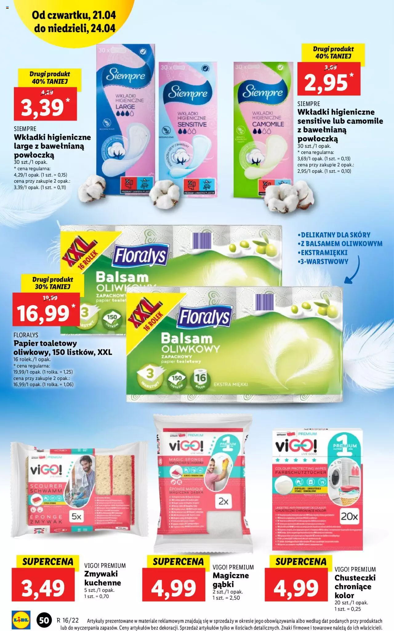 Lidl gazetka ważna od  21.04.2022 do 24.04.2022 strona 50
