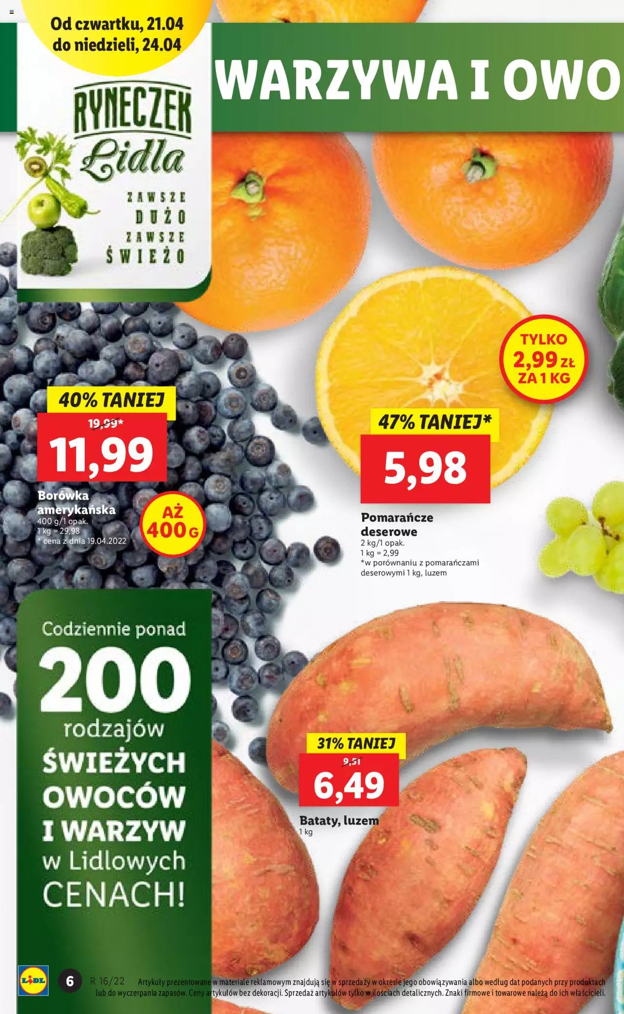 Lidl gazetka ważna od  21.04.2022 do 24.04.2022 strona 6