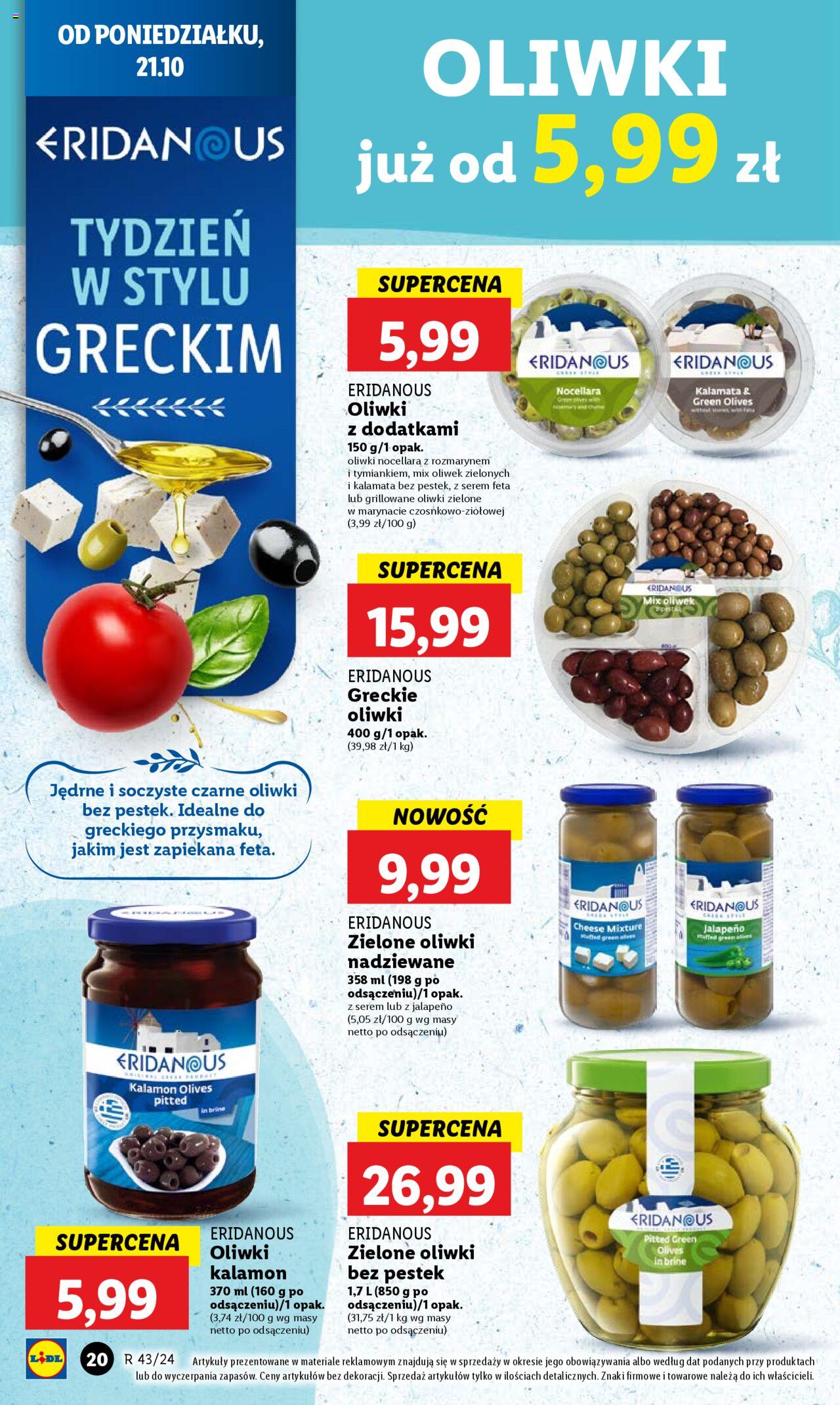 LIDL gazetka ważna od 21.10.2024 do 23.10.2024 strona 20