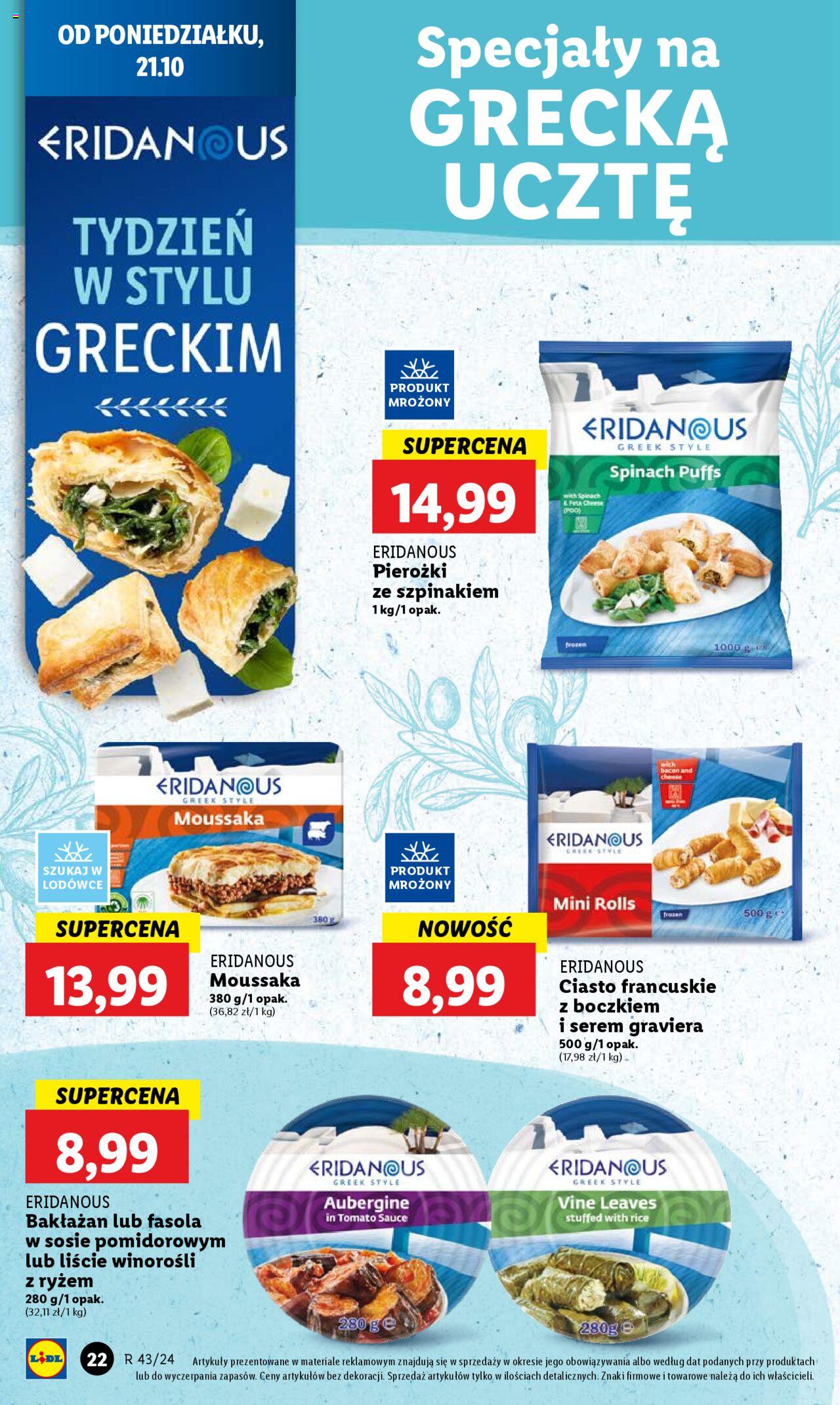 LIDL gazetka ważna od 21.10.2024 do 23.10.2024 strona 22
