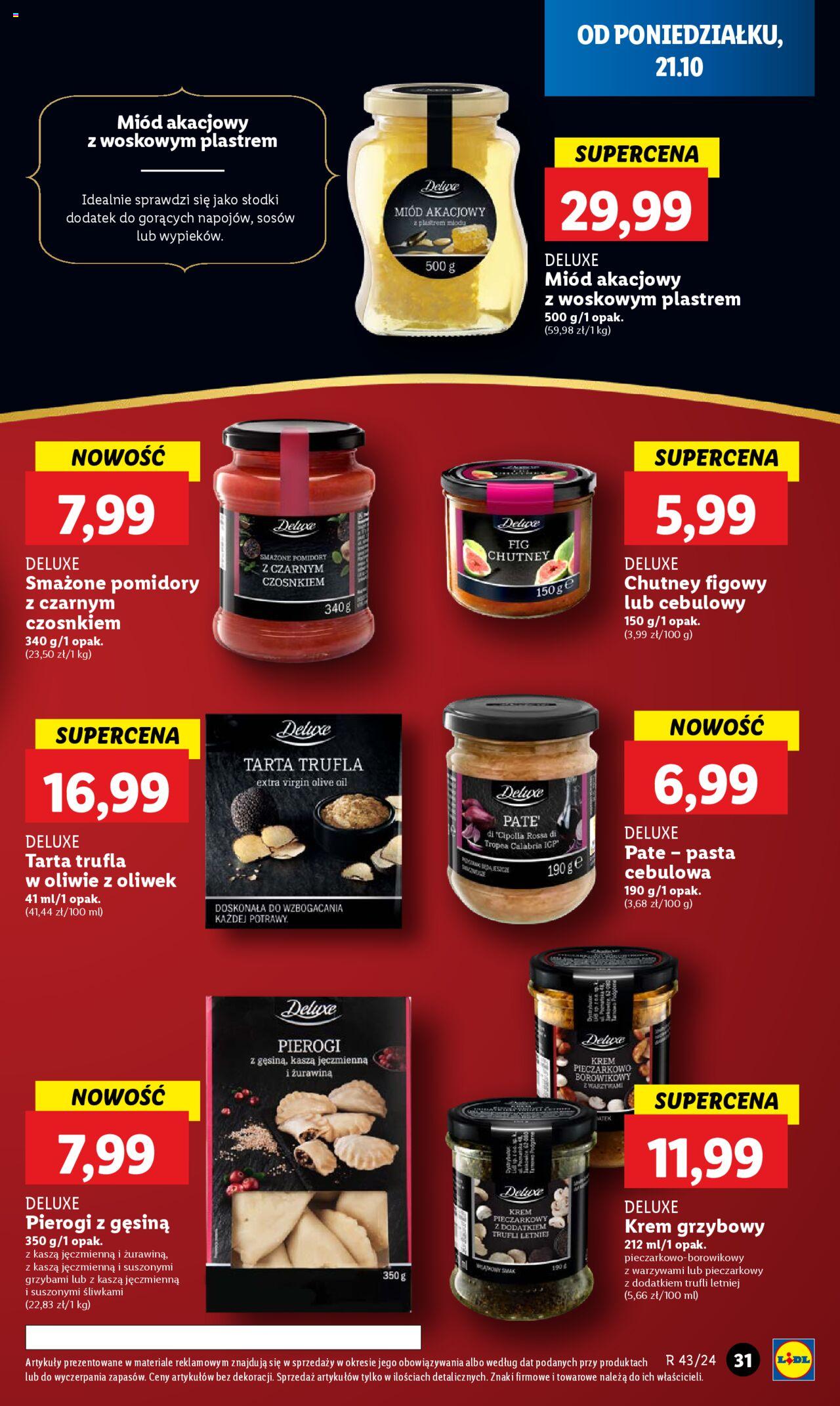 LIDL gazetka ważna od 21.10.2024 do 23.10.2024 strona 31