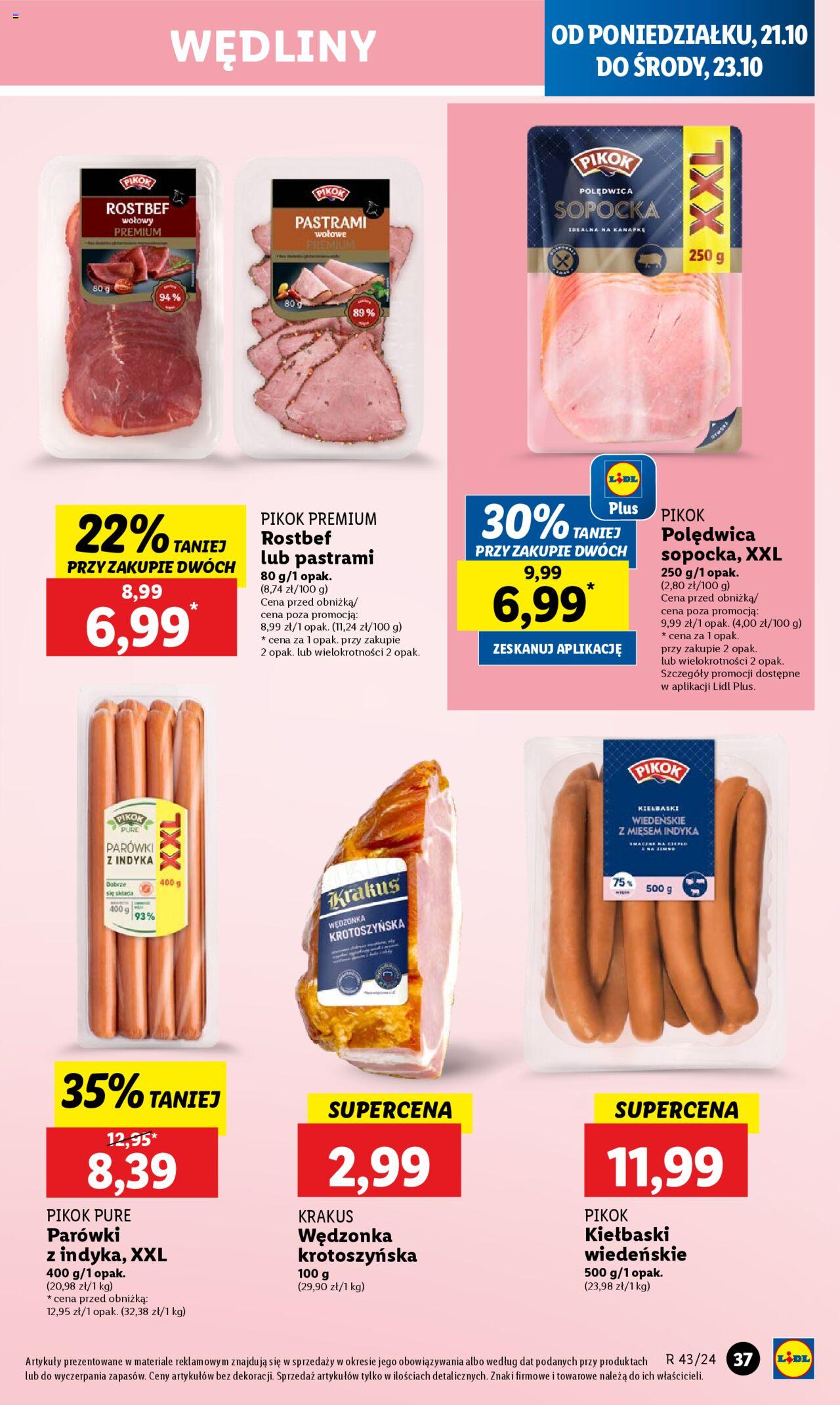 LIDL gazetka ważna od 21.10.2024 do 23.10.2024 strona 37