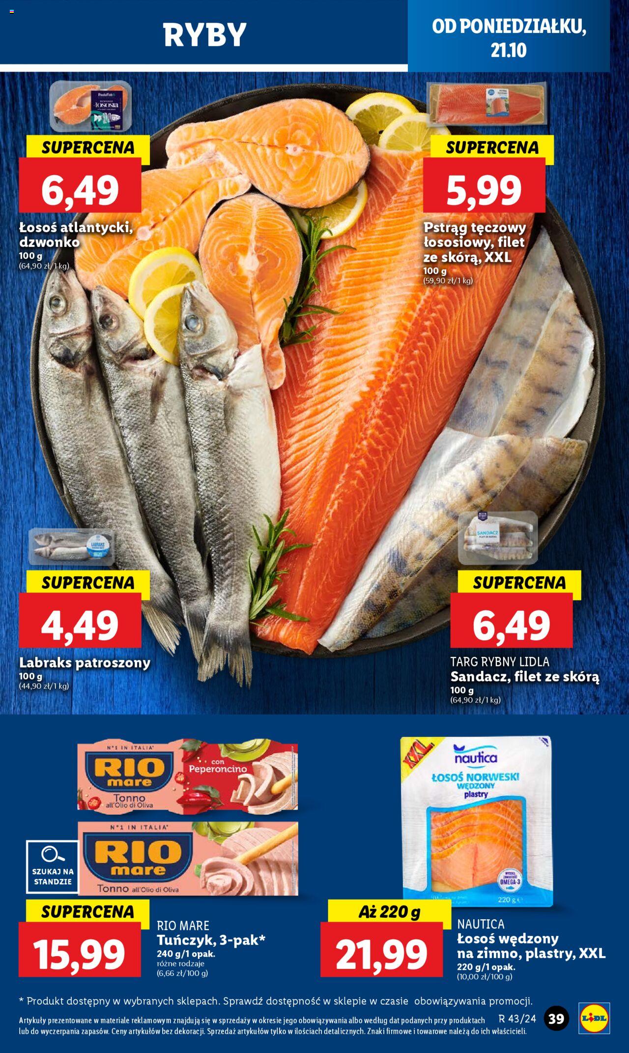 LIDL gazetka ważna od 21.10.2024 do 23.10.2024 strona 39