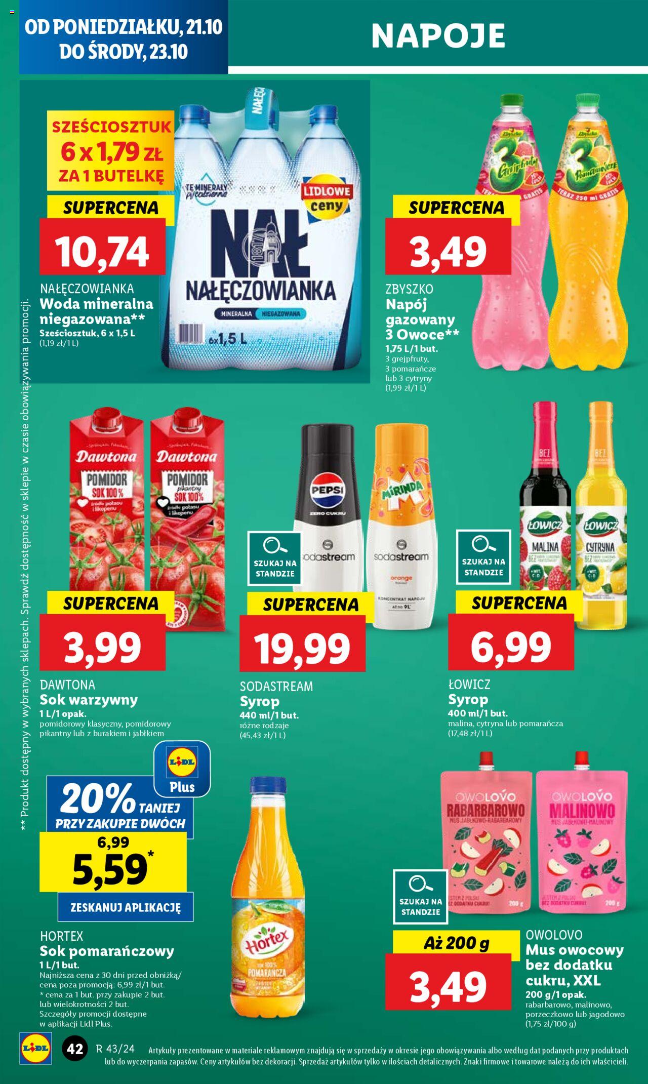 LIDL gazetka ważna od 21.10.2024 do 23.10.2024 strona 42