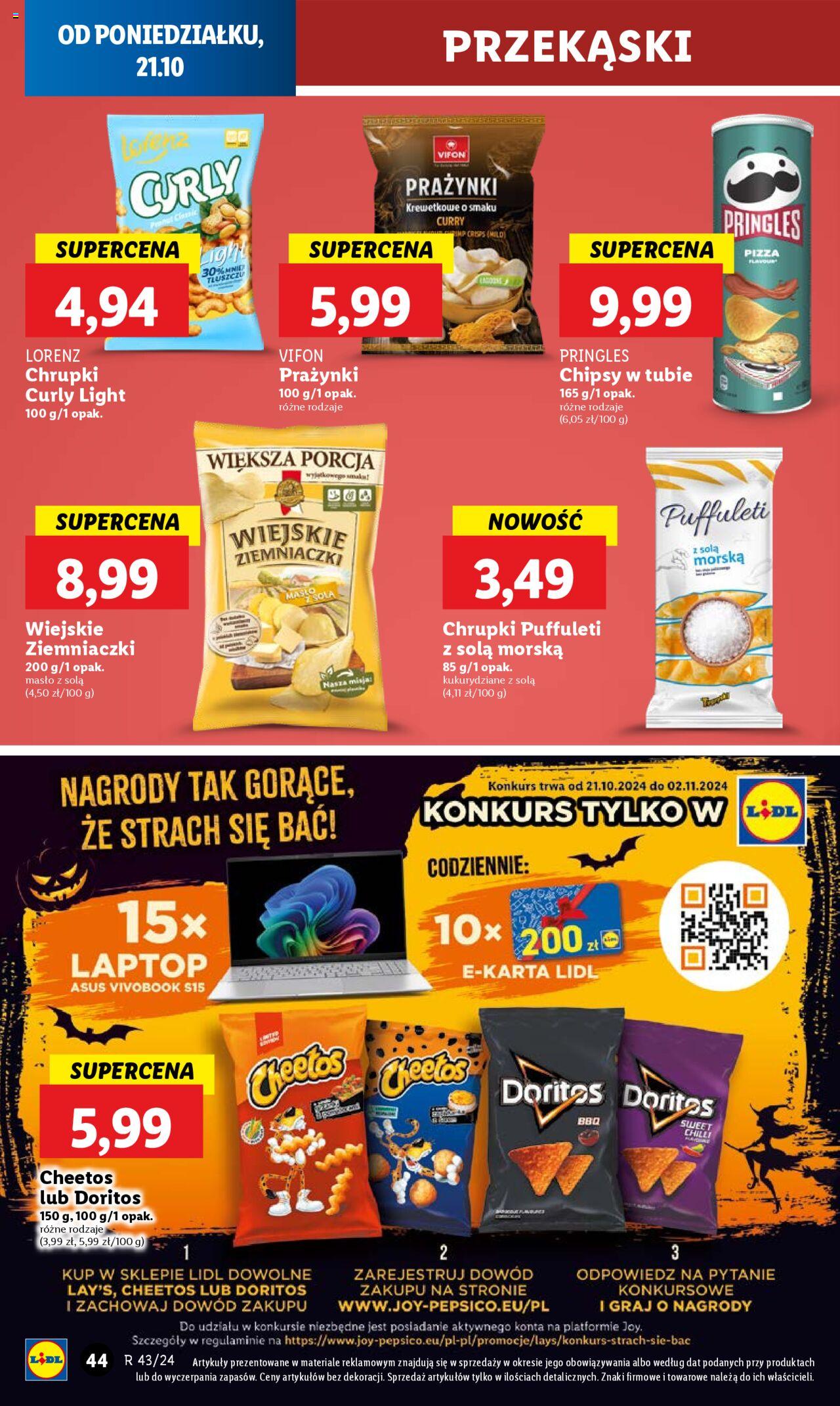 LIDL gazetka ważna od 21.10.2024 do 23.10.2024 strona 44