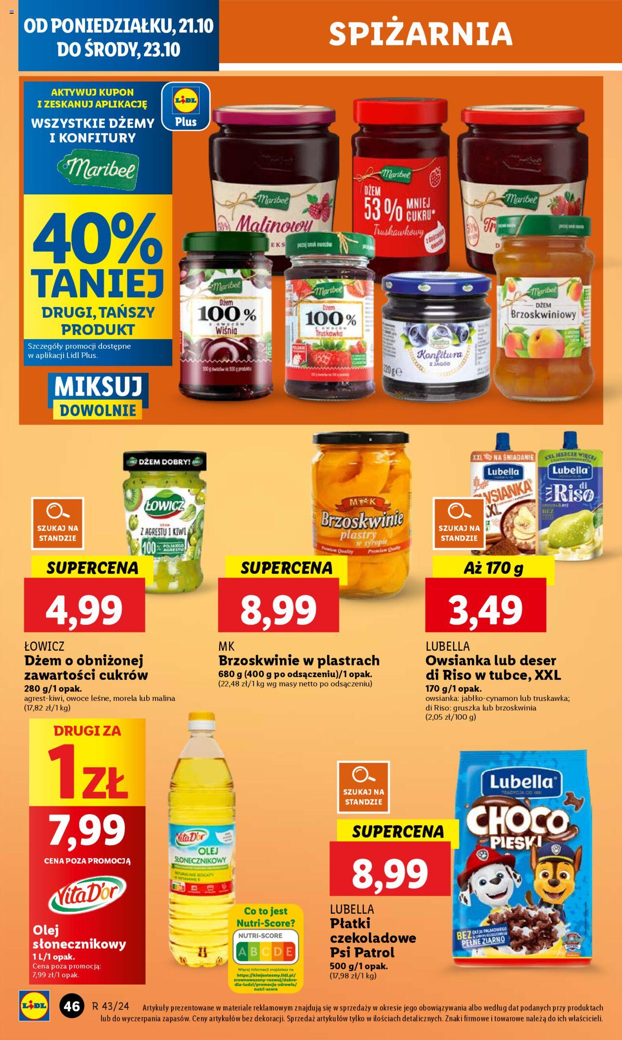 LIDL gazetka ważna od 21.10.2024 do 23.10.2024 strona 48