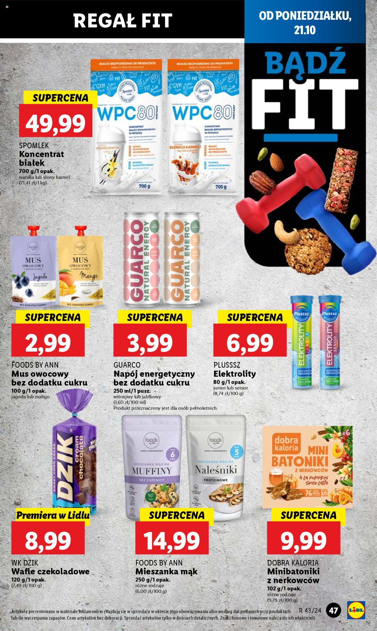 LIDL gazetka ważna od 21.10.2024 do 23.10.2024 strona 49
