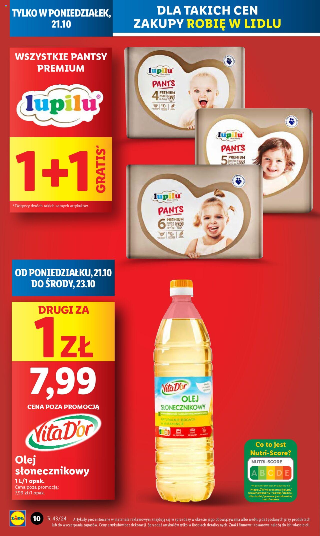 LIDL gazetka ważna od 21.10.2024 do 23.10.2024 strona 10