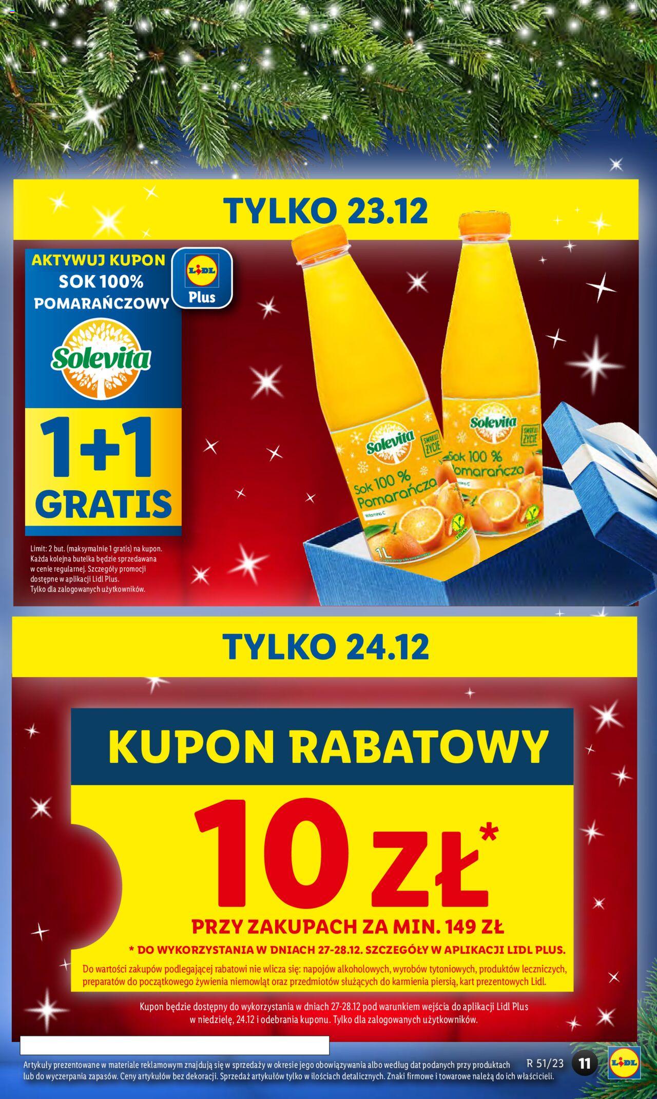 Lidl gazetka ważna od 21.12.2023 do 23.12.2023 strona 11