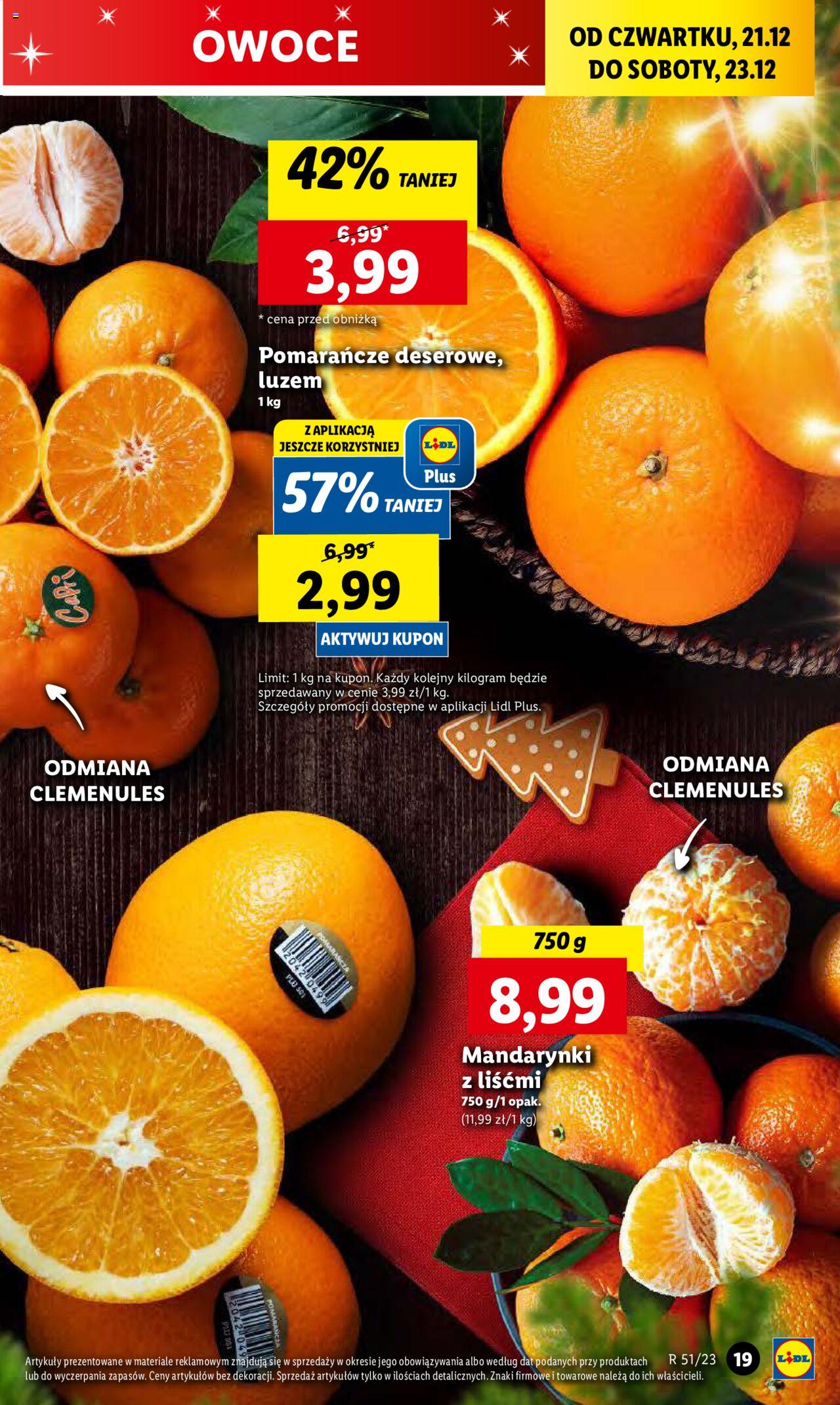 Lidl gazetka ważna od 21.12.2023 do 23.12.2023 strona 19