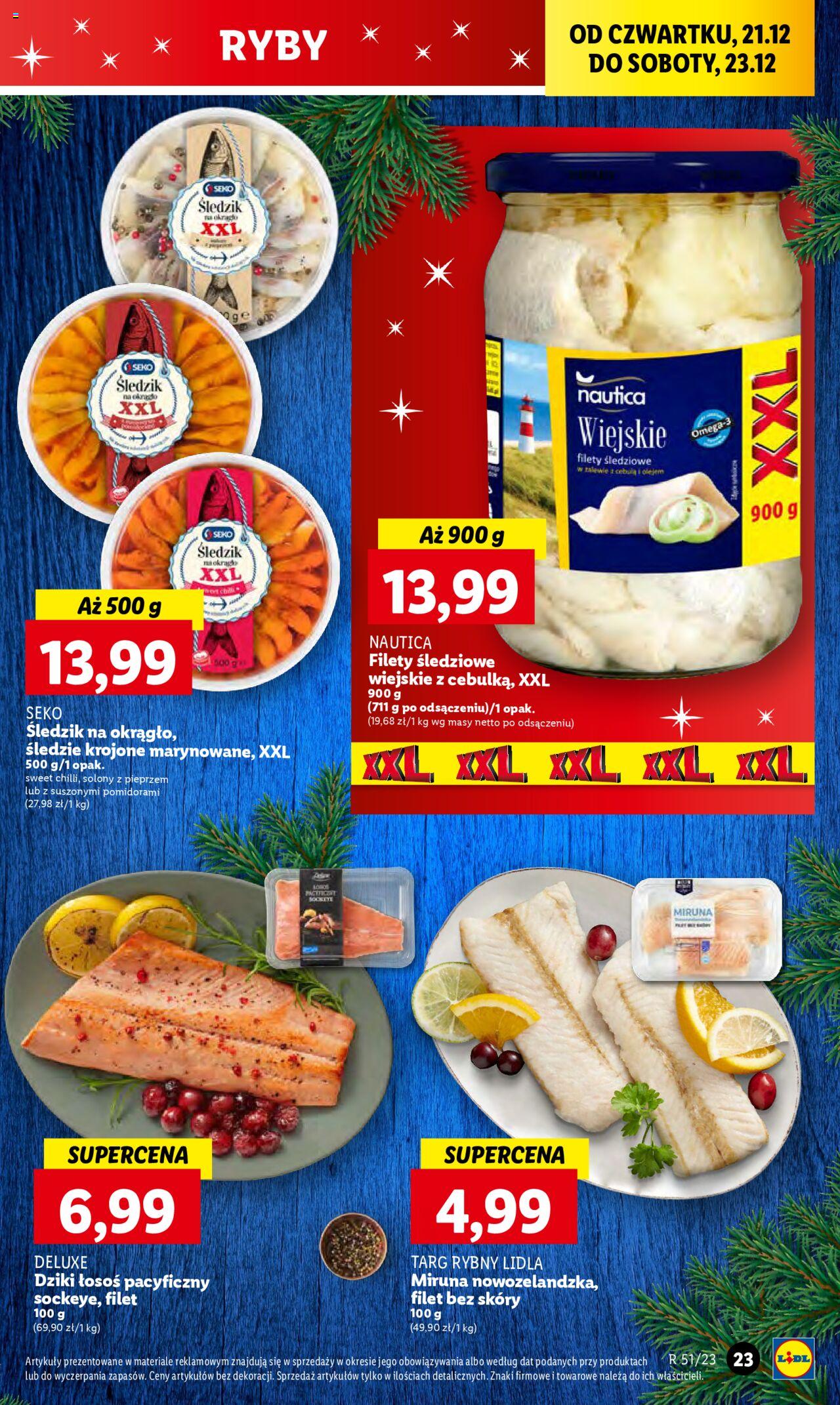 Lidl gazetka ważna od 21.12.2023 do 23.12.2023 strona 23