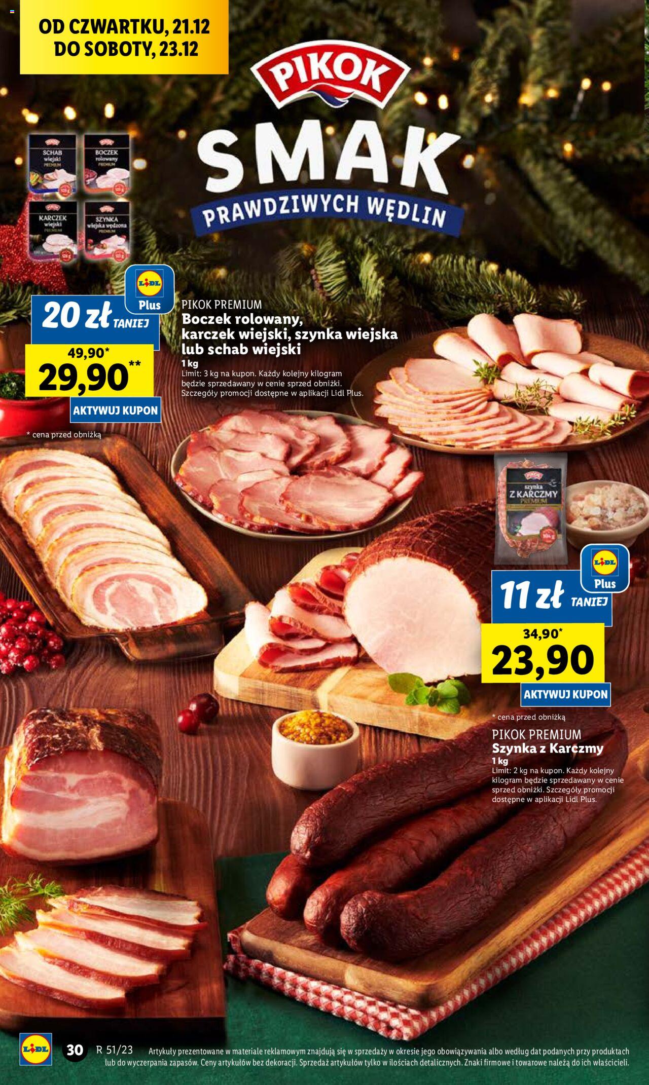 Lidl gazetka ważna od 21.12.2023 do 23.12.2023 strona 30