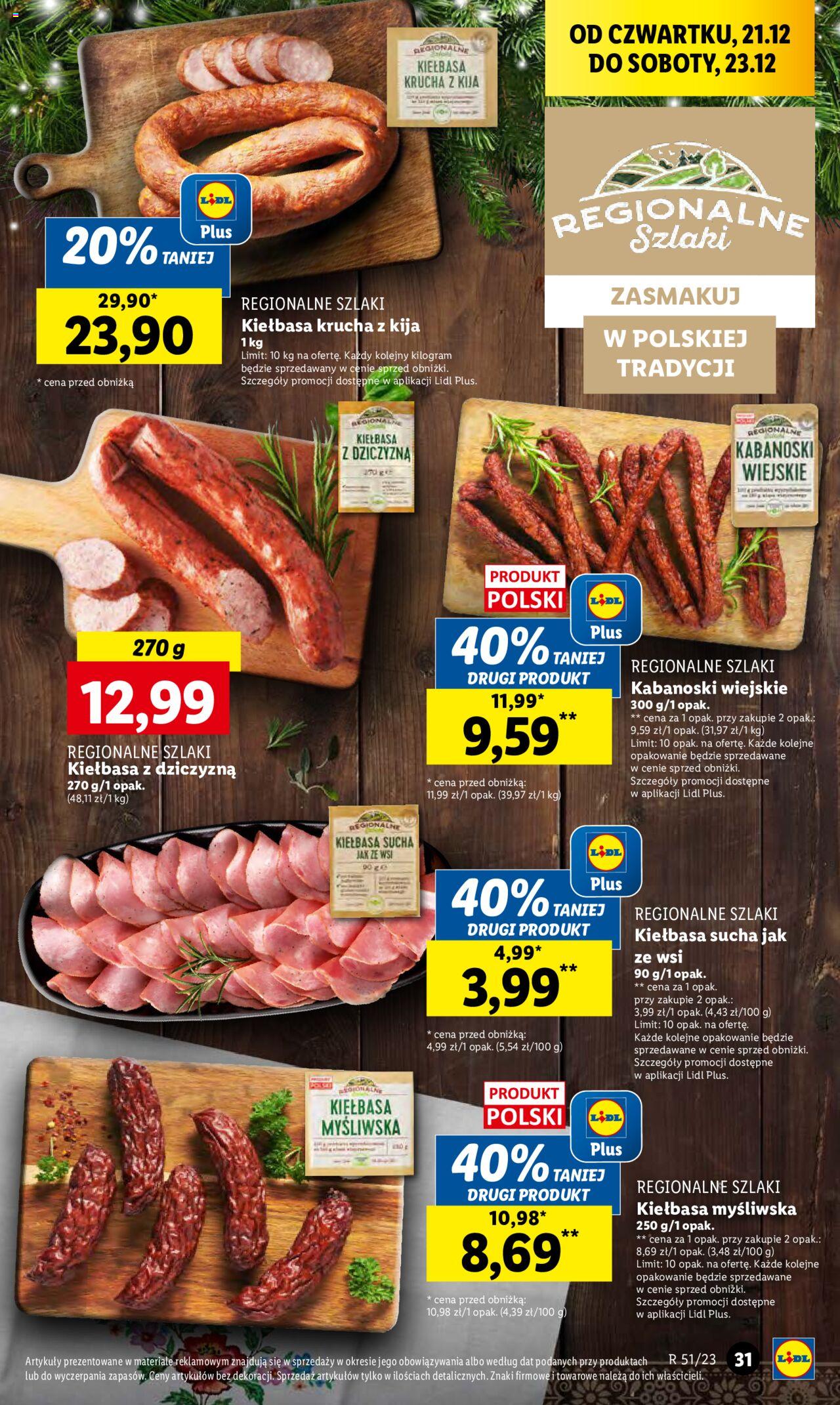 Lidl gazetka ważna od 21.12.2023 do 23.12.2023 strona 31