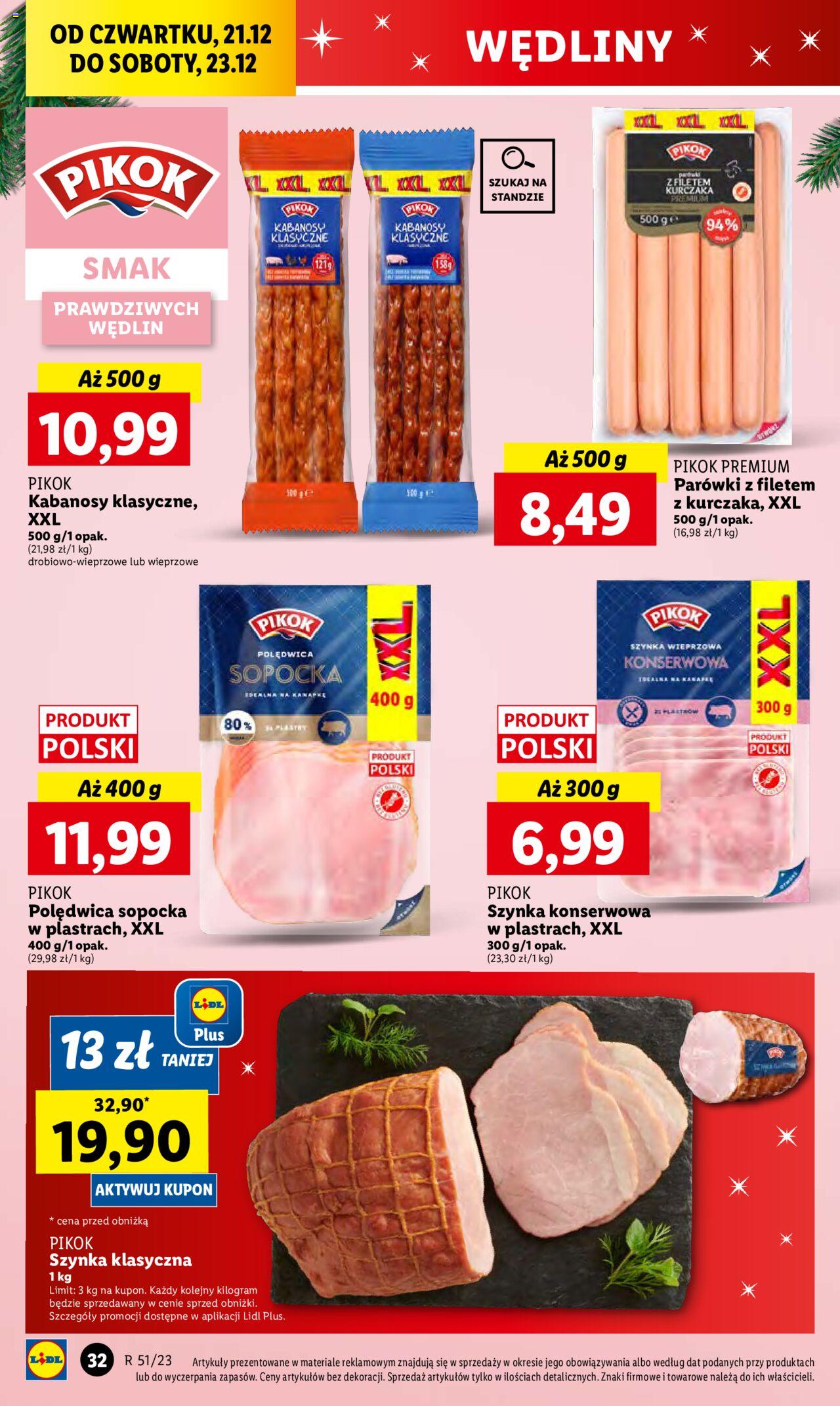 Lidl gazetka ważna od 21.12.2023 do 23.12.2023 strona 32