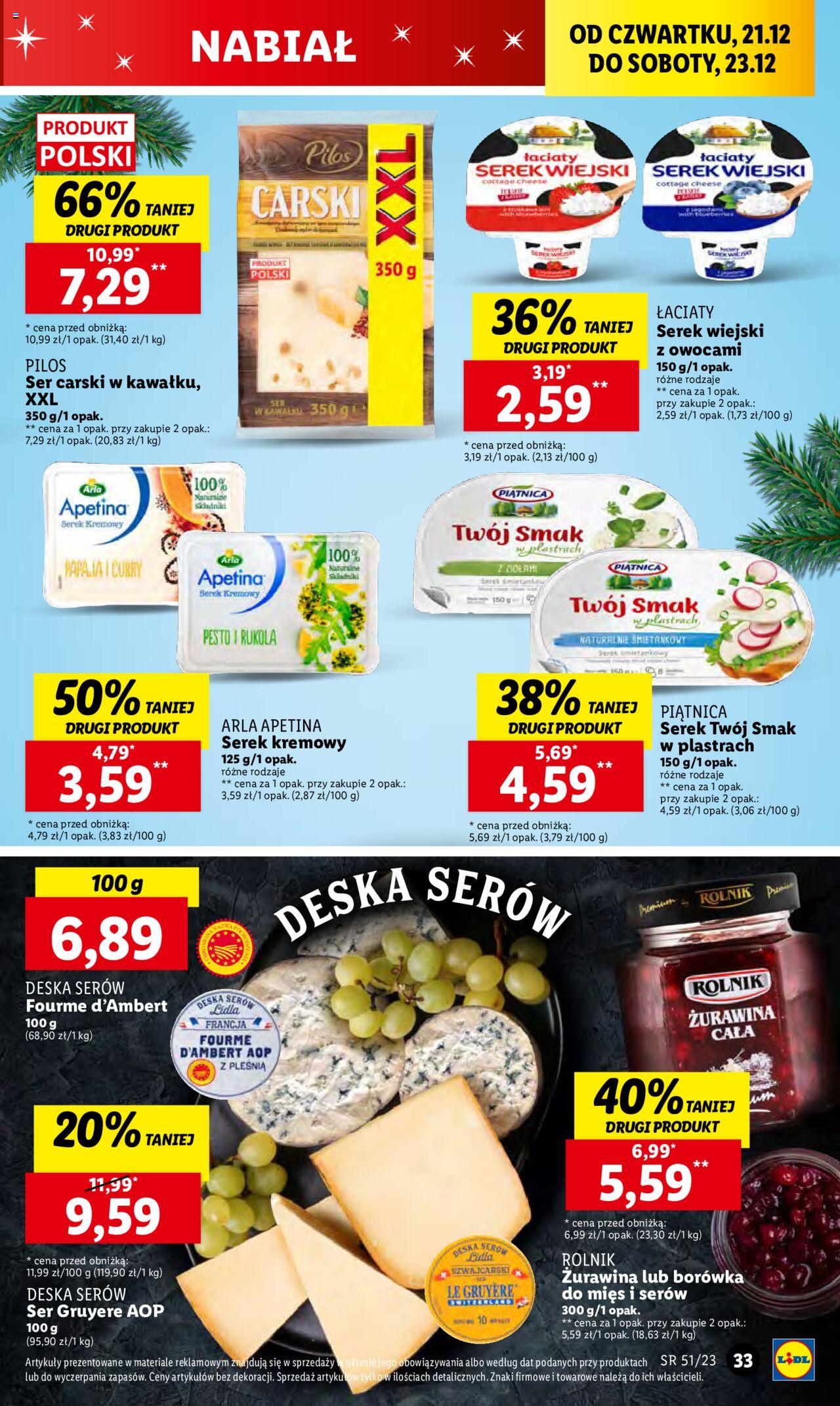 Lidl gazetka ważna od 21.12.2023 do 23.12.2023 strona 33