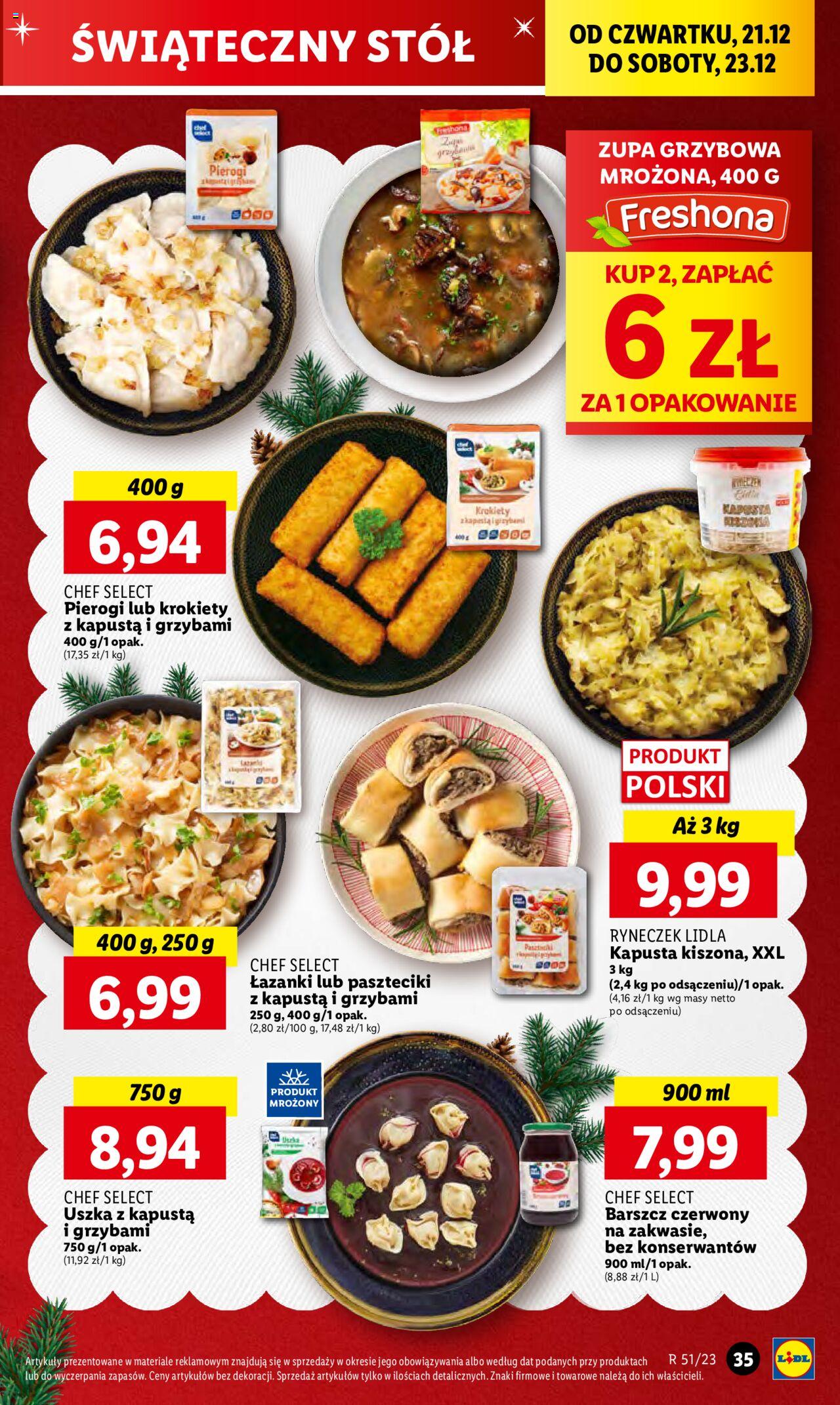 Lidl gazetka ważna od 21.12.2023 do 23.12.2023 strona 35