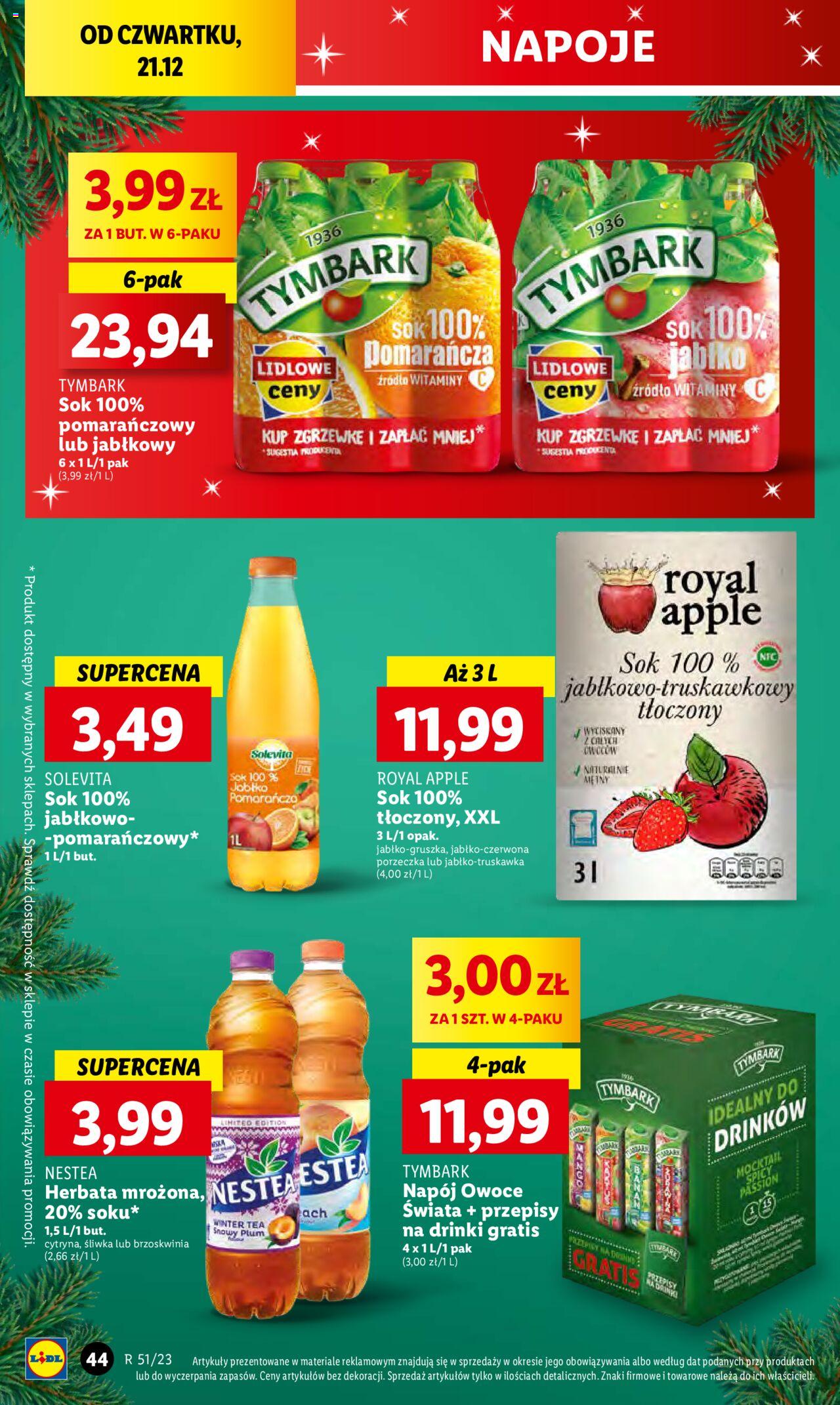 Lidl gazetka ważna od 21.12.2023 do 23.12.2023 strona 45