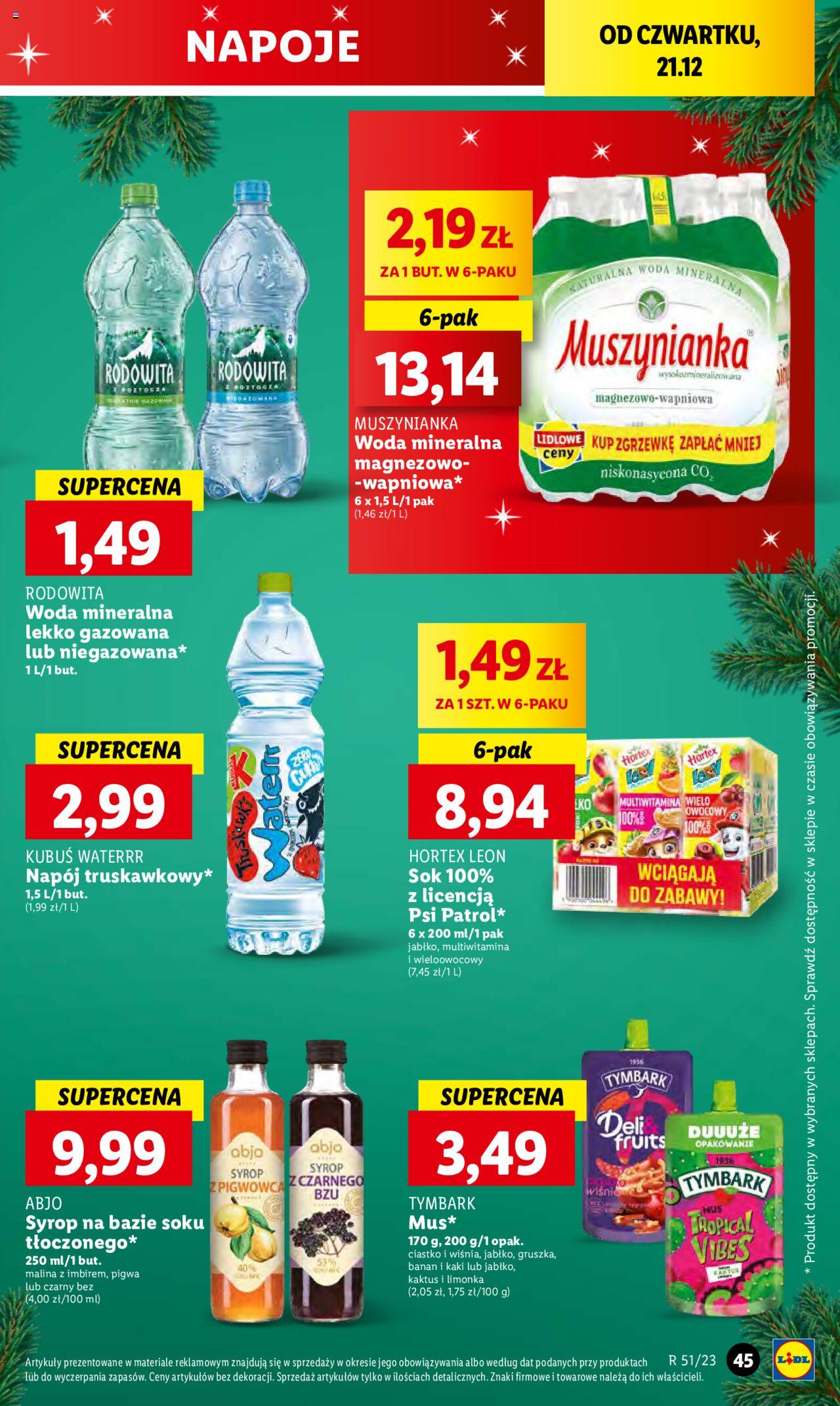 Lidl gazetka ważna od 21.12.2023 do 23.12.2023 strona 46