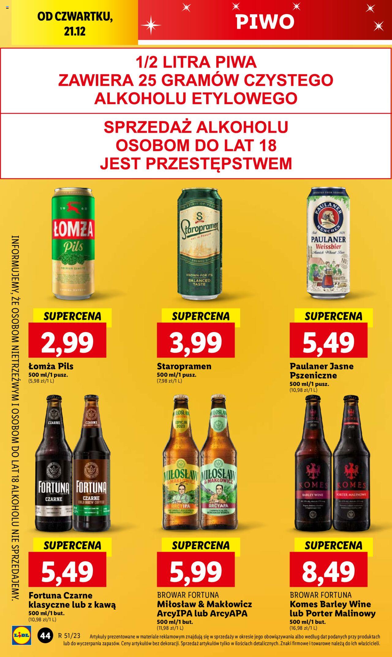 Lidl gazetka ważna od 21.12.2023 do 23.12.2023 strona 47