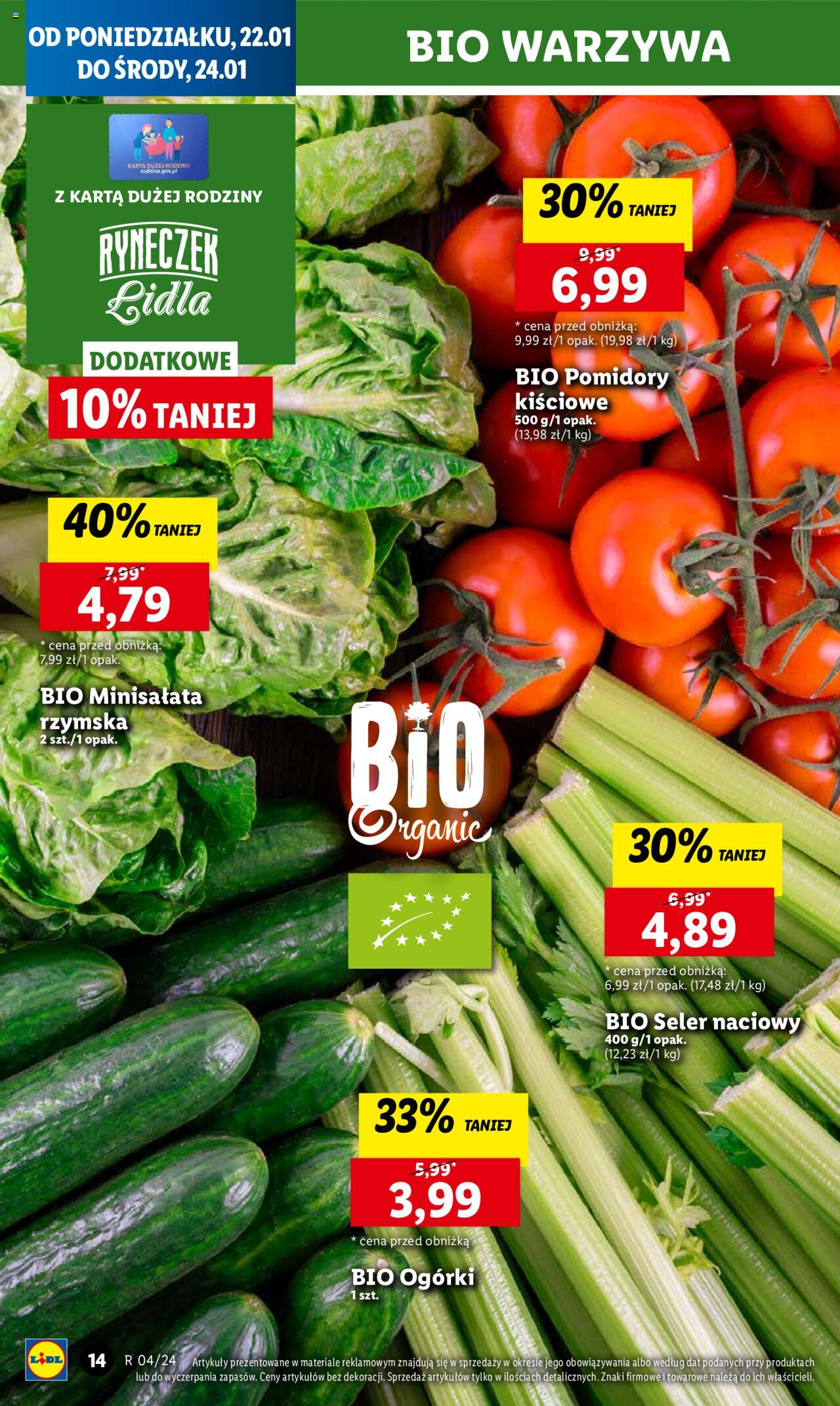 LIDL gazetka ważna od 22.01.2024 do 24.01.2024 strona 14