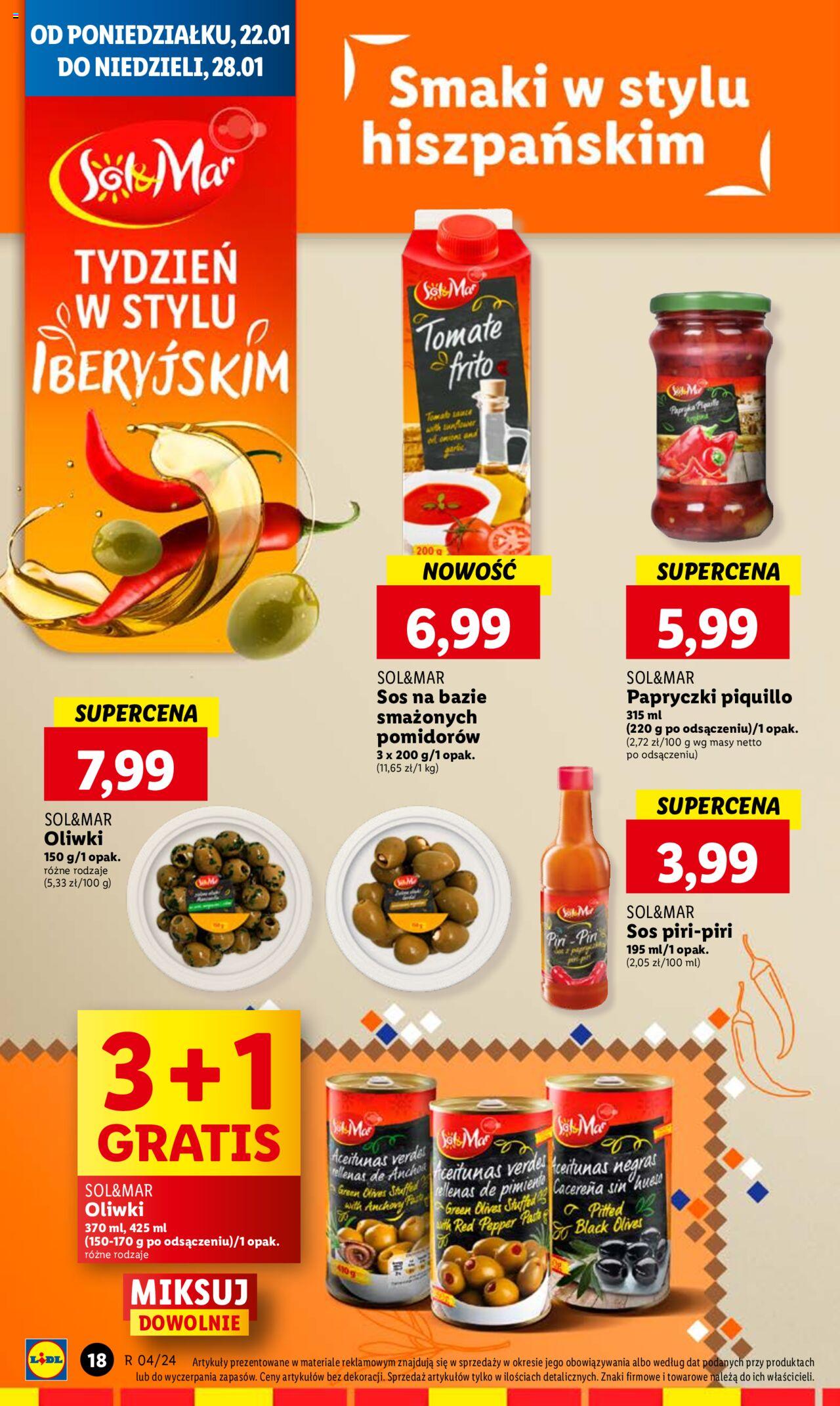 LIDL gazetka ważna od 22.01.2024 do 24.01.2024 strona 18