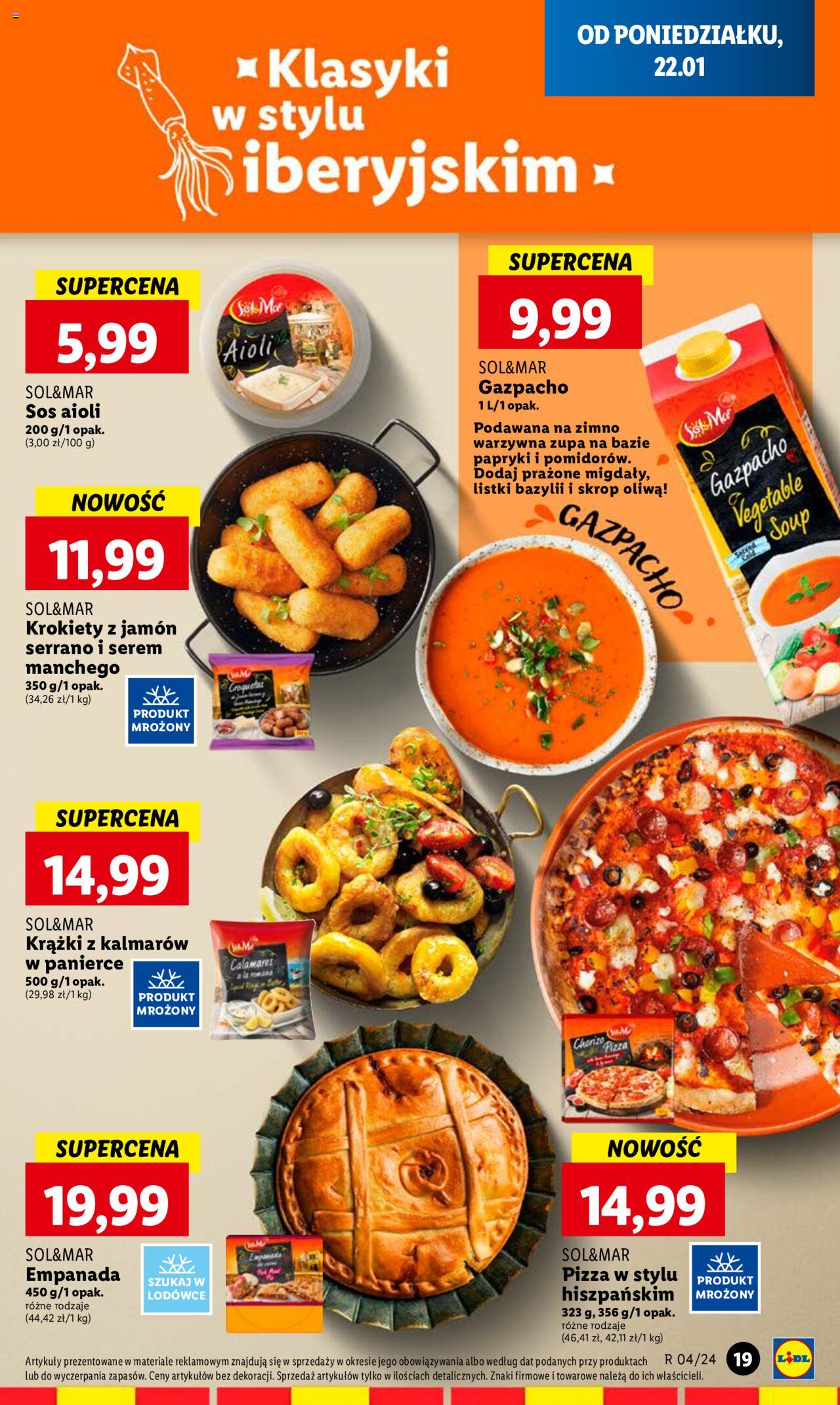 LIDL gazetka ważna od 22.01.2024 do 24.01.2024 strona 19
