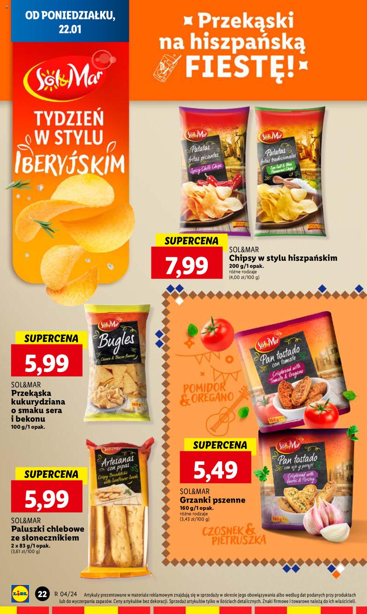 LIDL gazetka ważna od 22.01.2024 do 24.01.2024 strona 22
