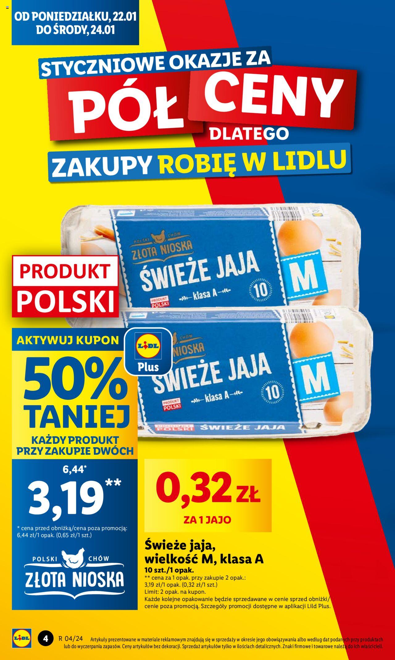 LIDL gazetka ważna od 22.01.2024 do 24.01.2024 strona 4