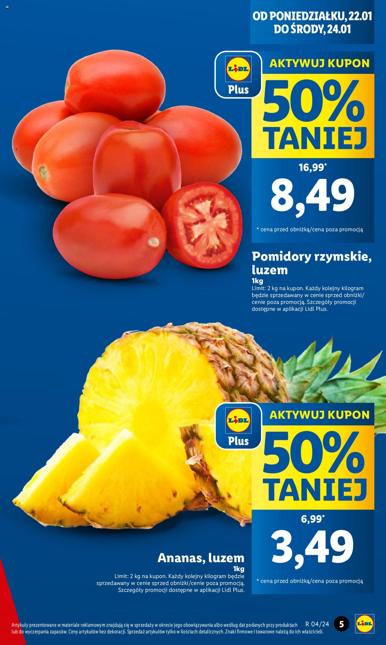 LIDL gazetka ważna od 22.01.2024 do 24.01.2024 strona 5