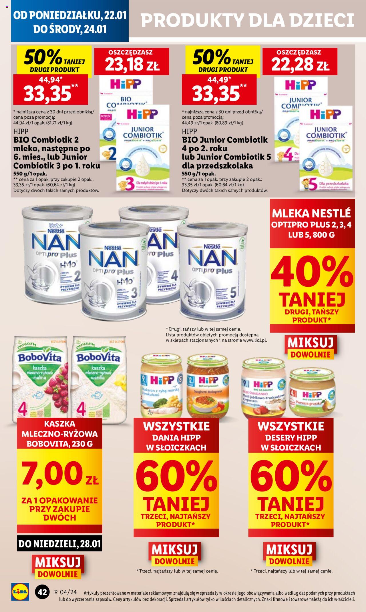 LIDL gazetka ważna od 22.01.2024 do 24.01.2024 strona 44