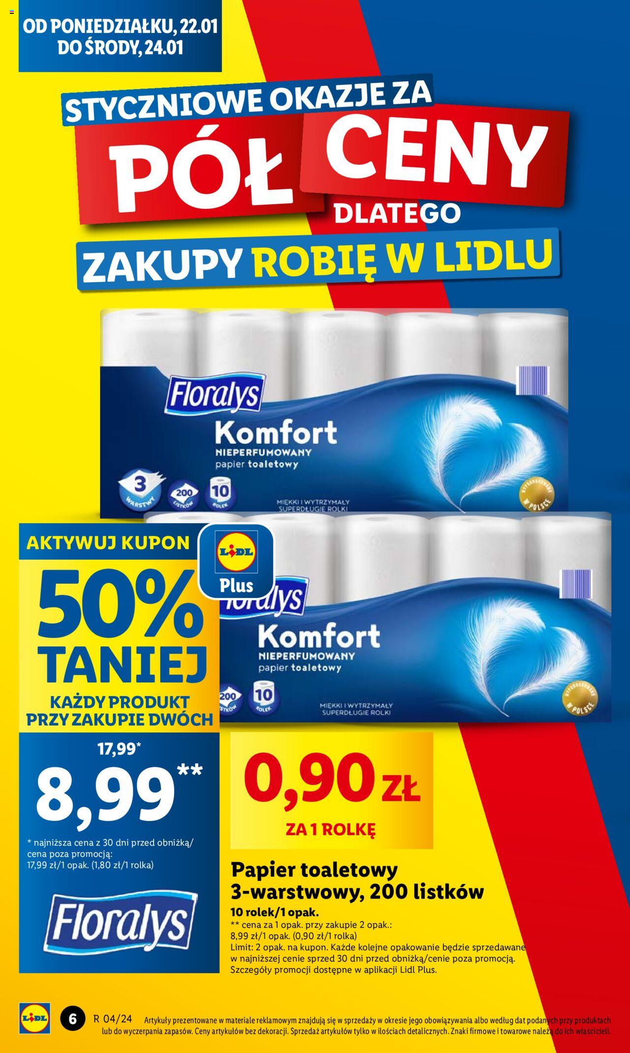 LIDL gazetka ważna od 22.01.2024 do 24.01.2024 strona 6