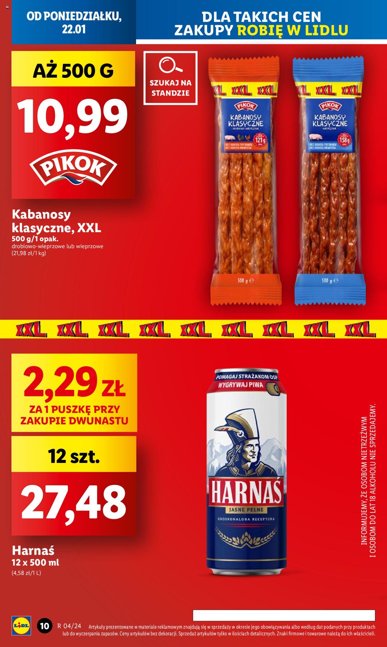 LIDL gazetka ważna od 22.01.2024 do 24.01.2024 strona 10