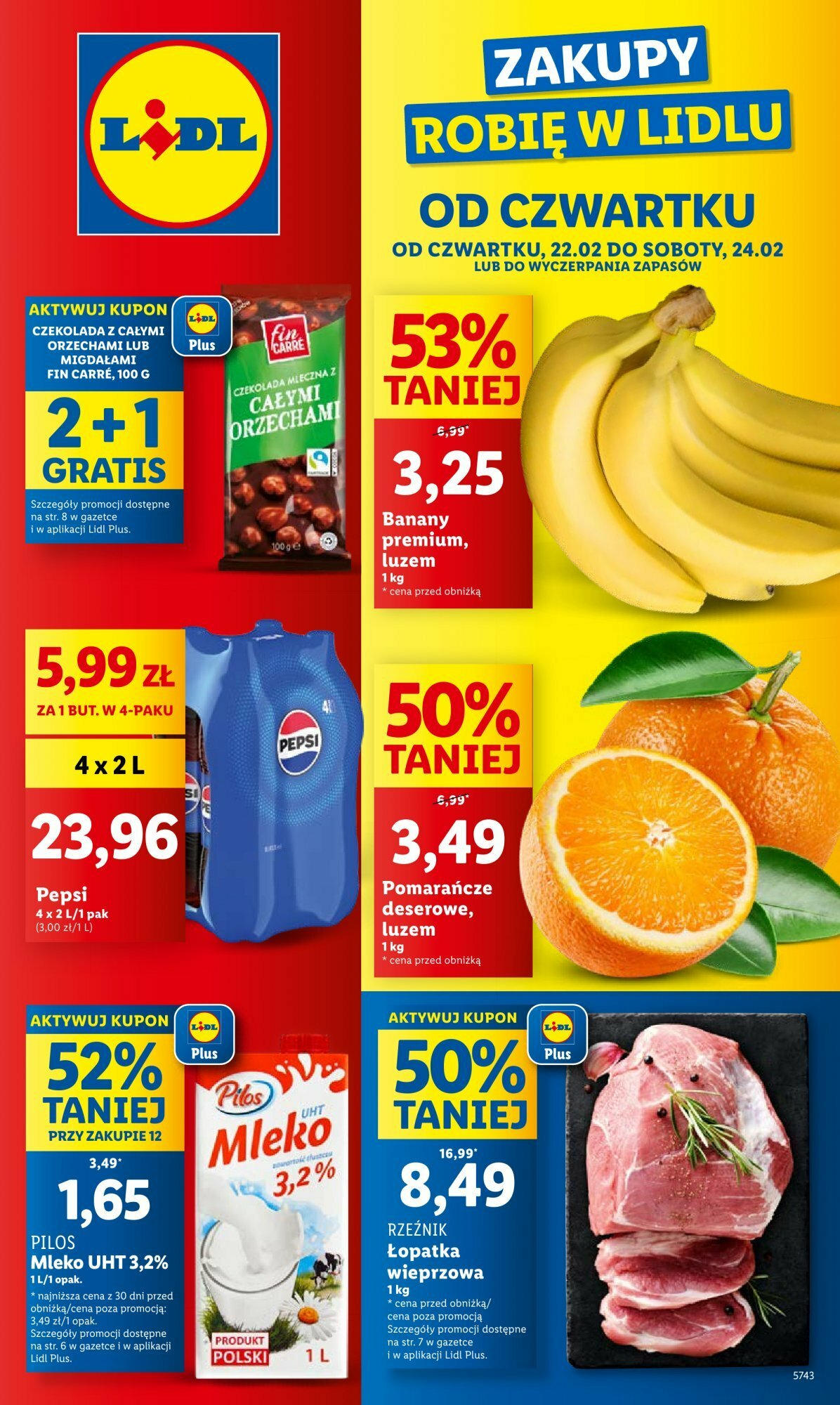 LIDL gazetka ważna od 22.02.2024 do 24.02.2024 strona 1