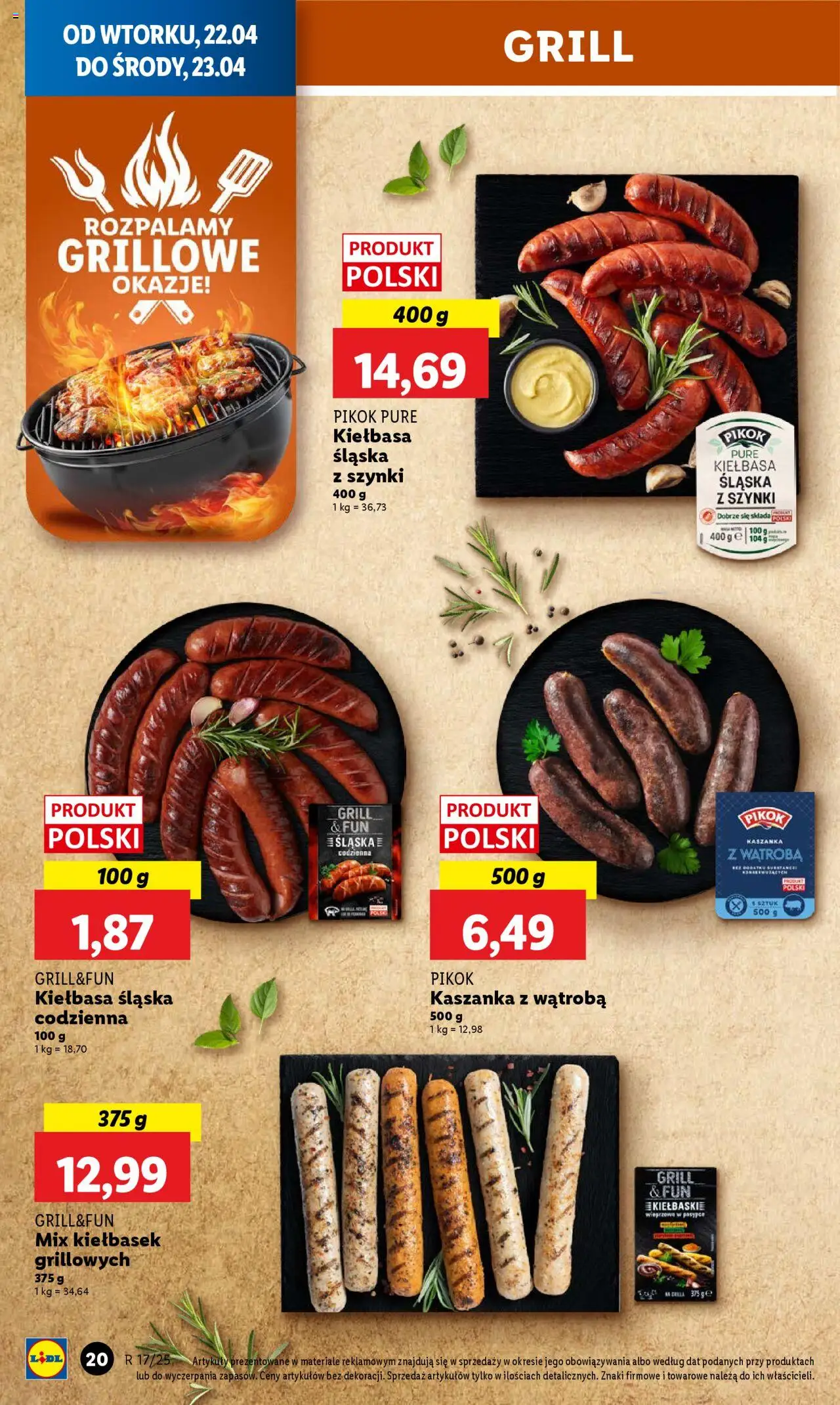 LIDL gazetka ważna od 22.04.2025 do 23.04.2025 strona 20
