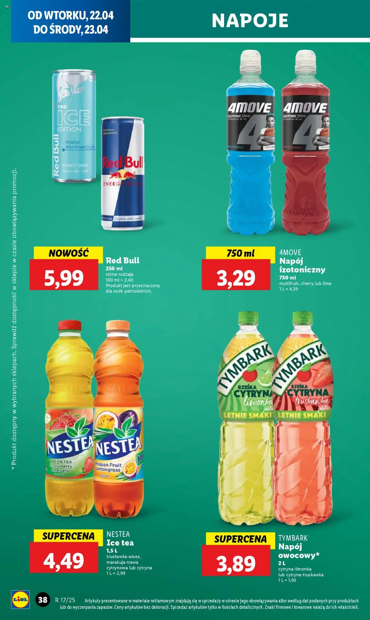 LIDL gazetka ważna od 22.04.2025 do 23.04.2025 strona 38